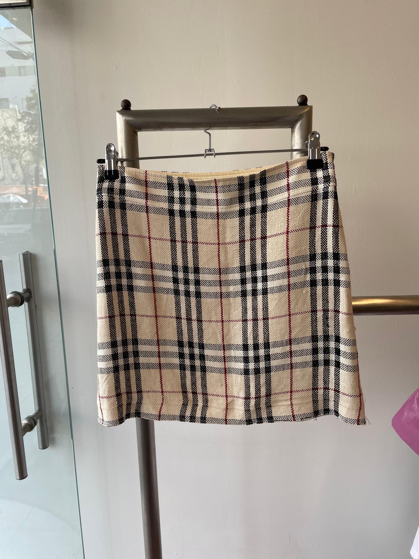 Burberry London Blue Label Nova Check Mini Skirt