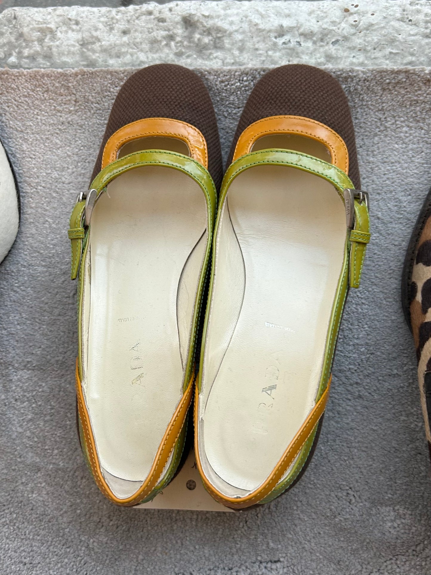 PRADA cloth ballet flats