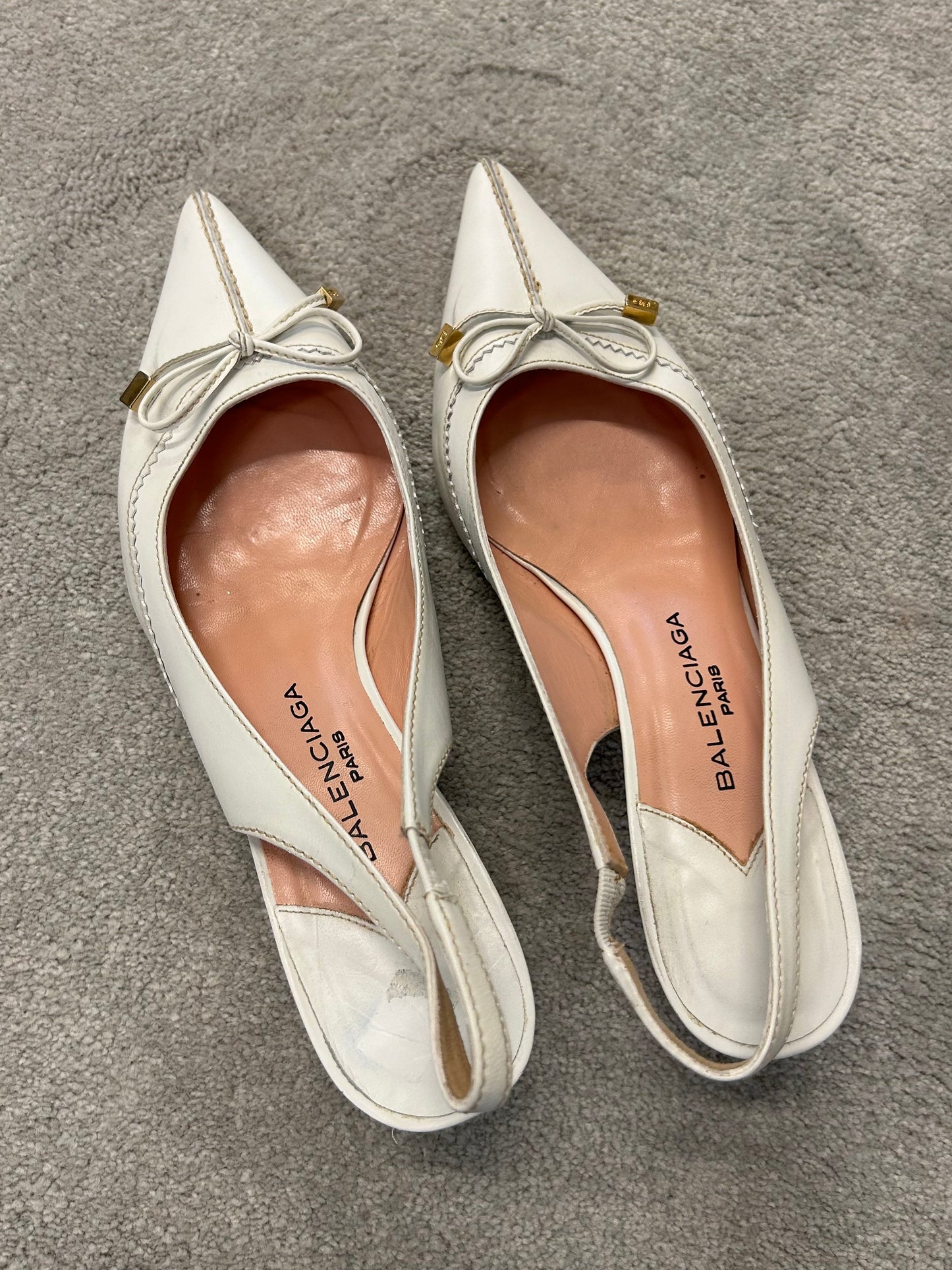 vintage BALENCIAGA kitten heels brides collection