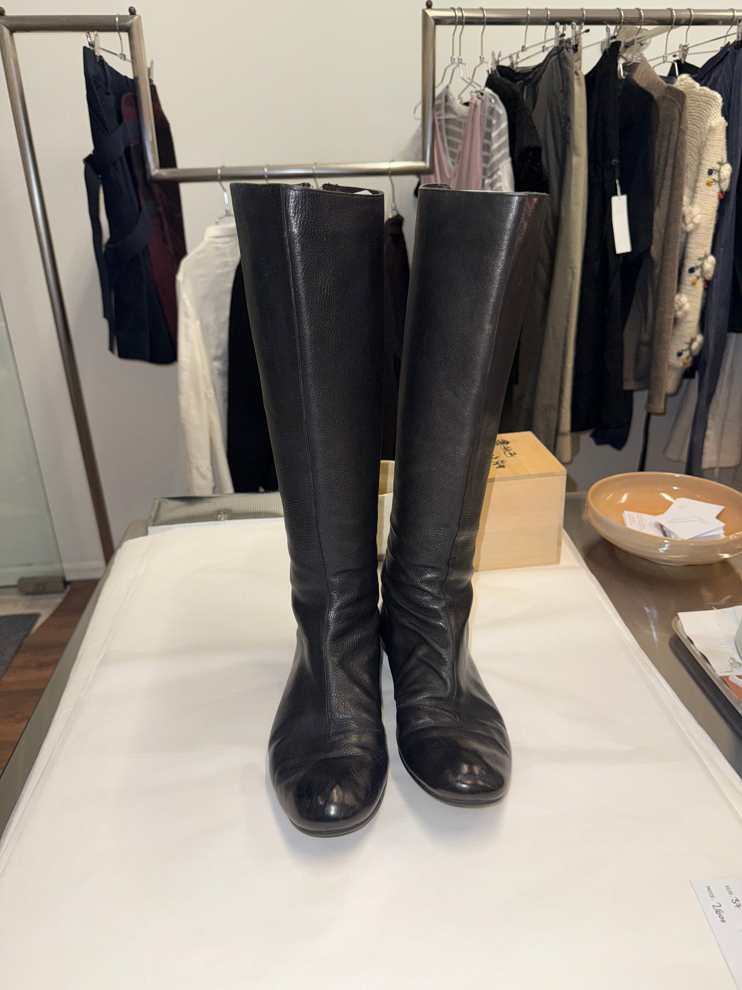 Lanvin archival riding boots 38