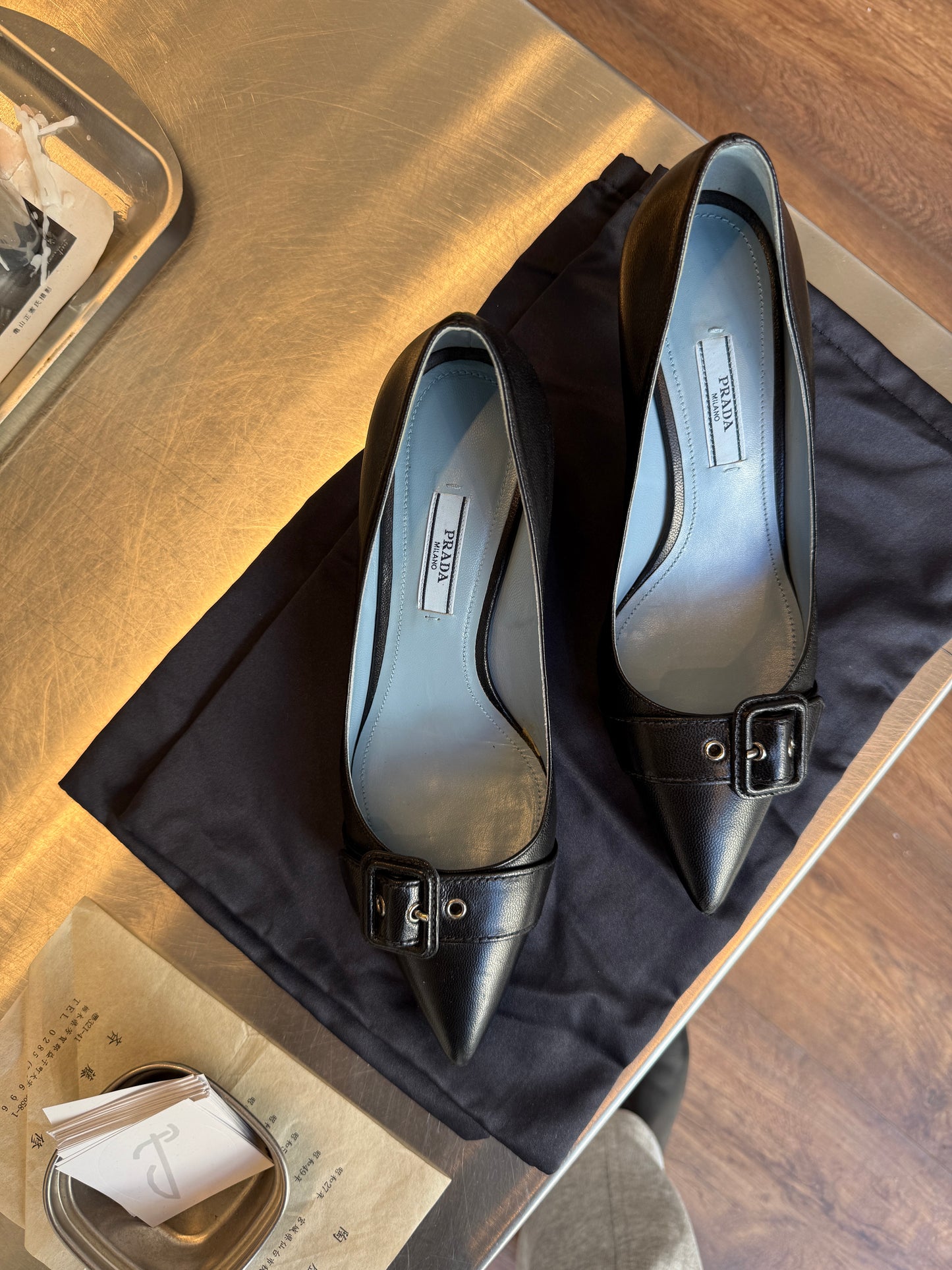 Prada Buckle Pointed Pumps 2018׳s