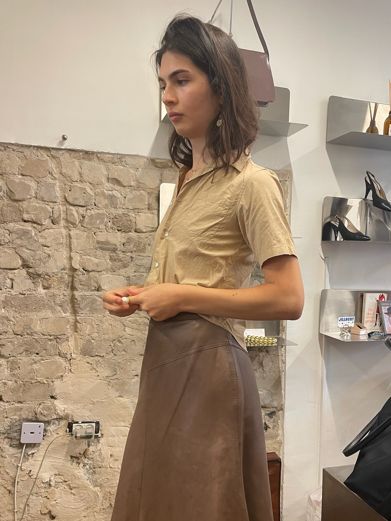 ZUCCa Beige Short Sleeve Shirt