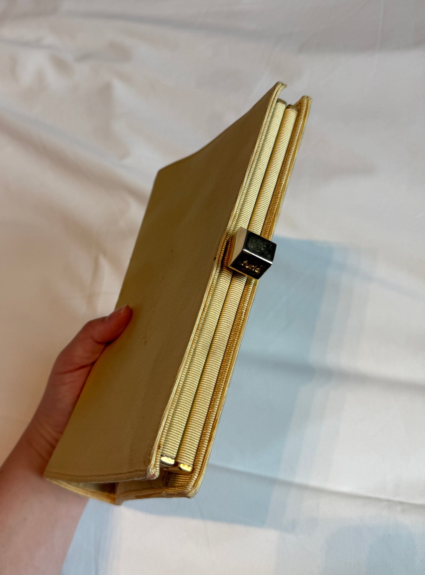 Vintage Furla Gold Clutch Bag