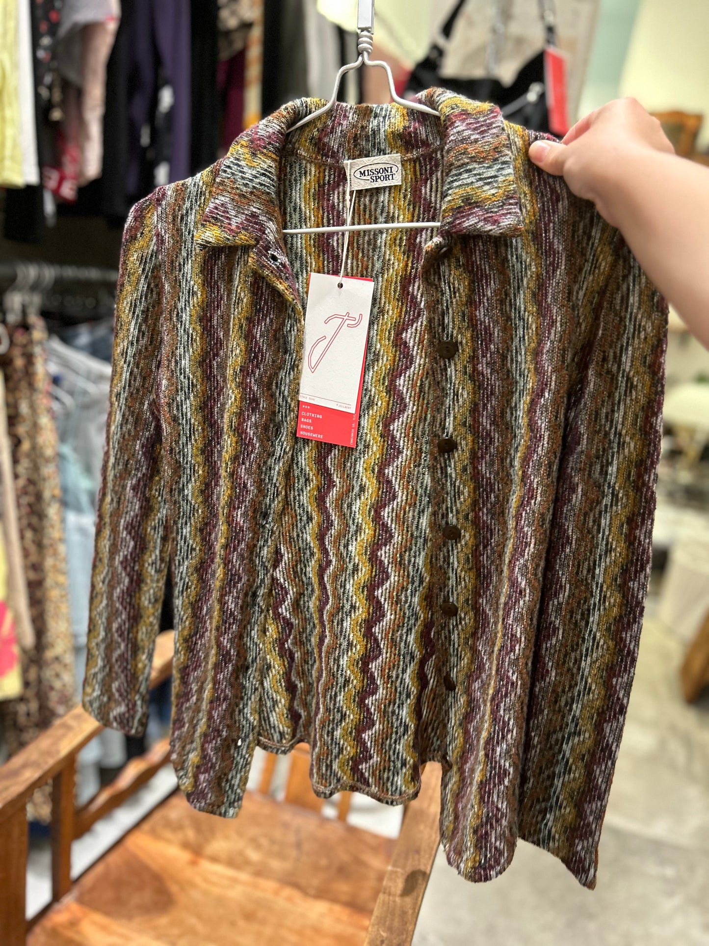 MISSONI sport knit cardigan