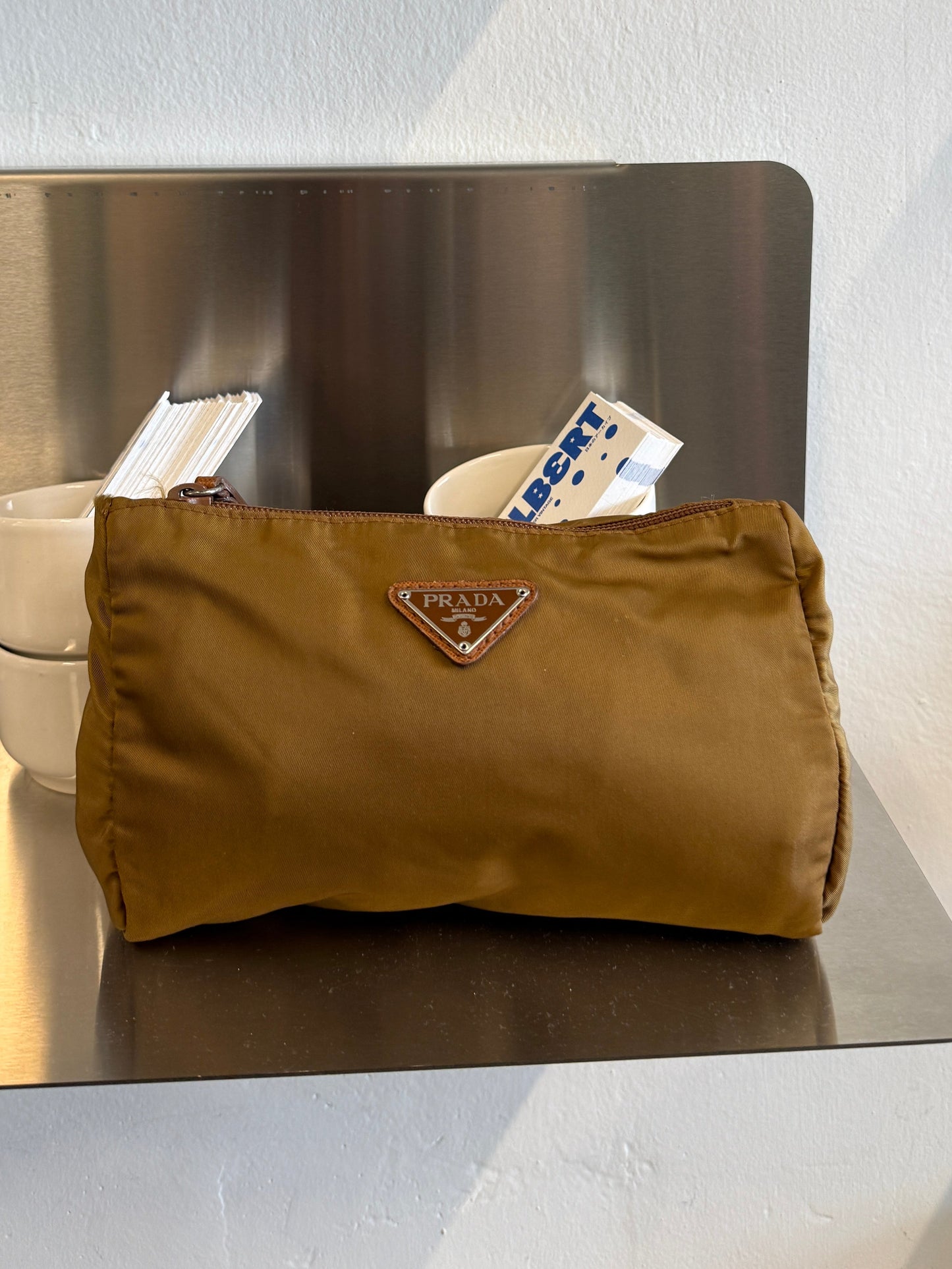 Prada 2000s Tessuto Nylon Mini Pouch