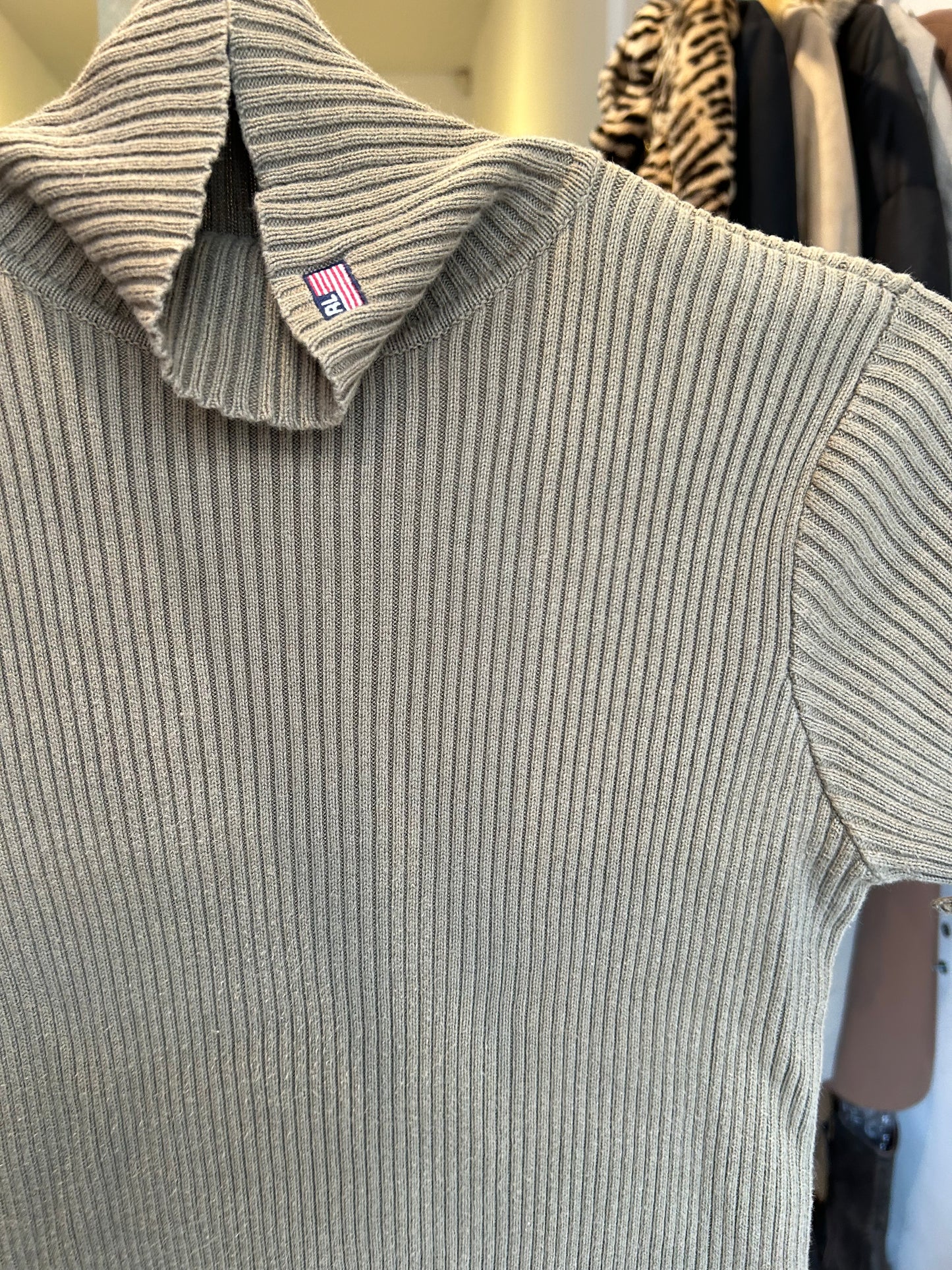 RALPH LAUREN knit turtleneck T