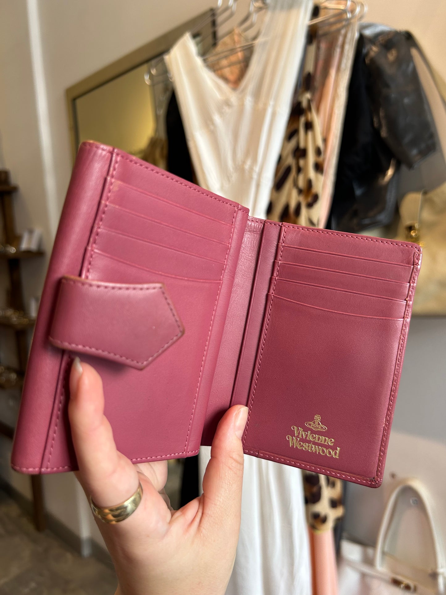 Vivienne Westwood LONDON leather wallet