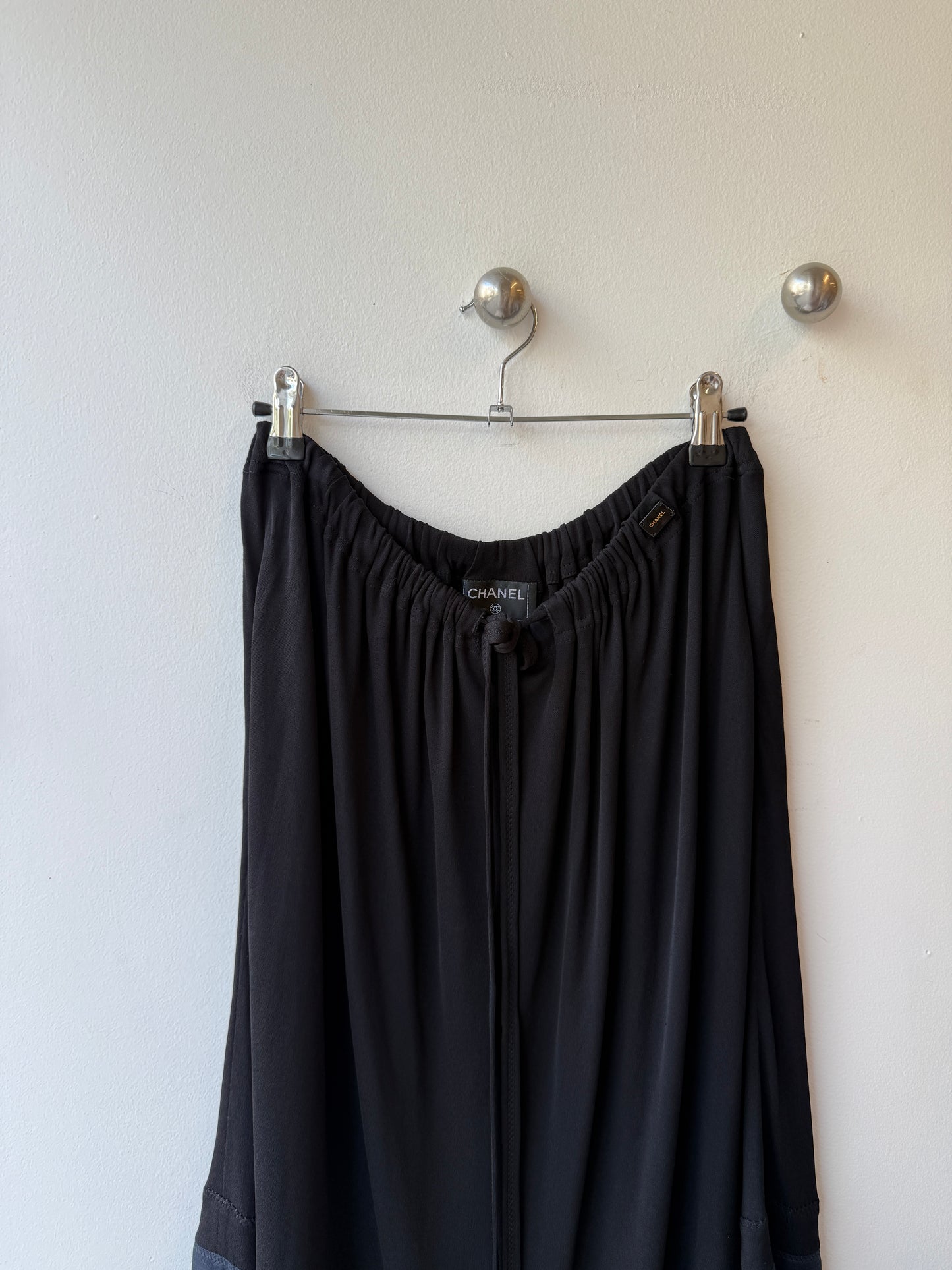 Chanel Drawstring Rayon Dress c. 2002