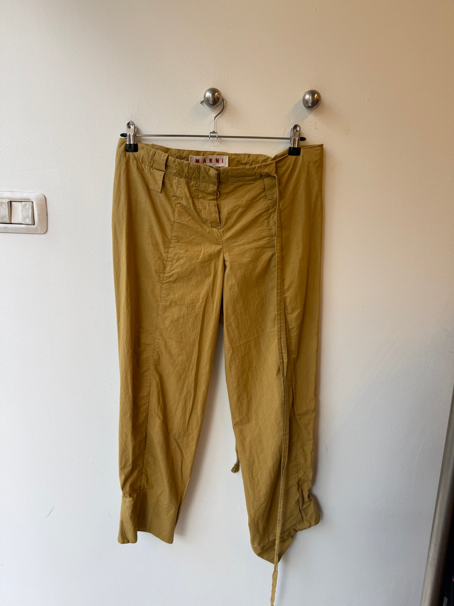 Marni Cotton Wrap Trousers