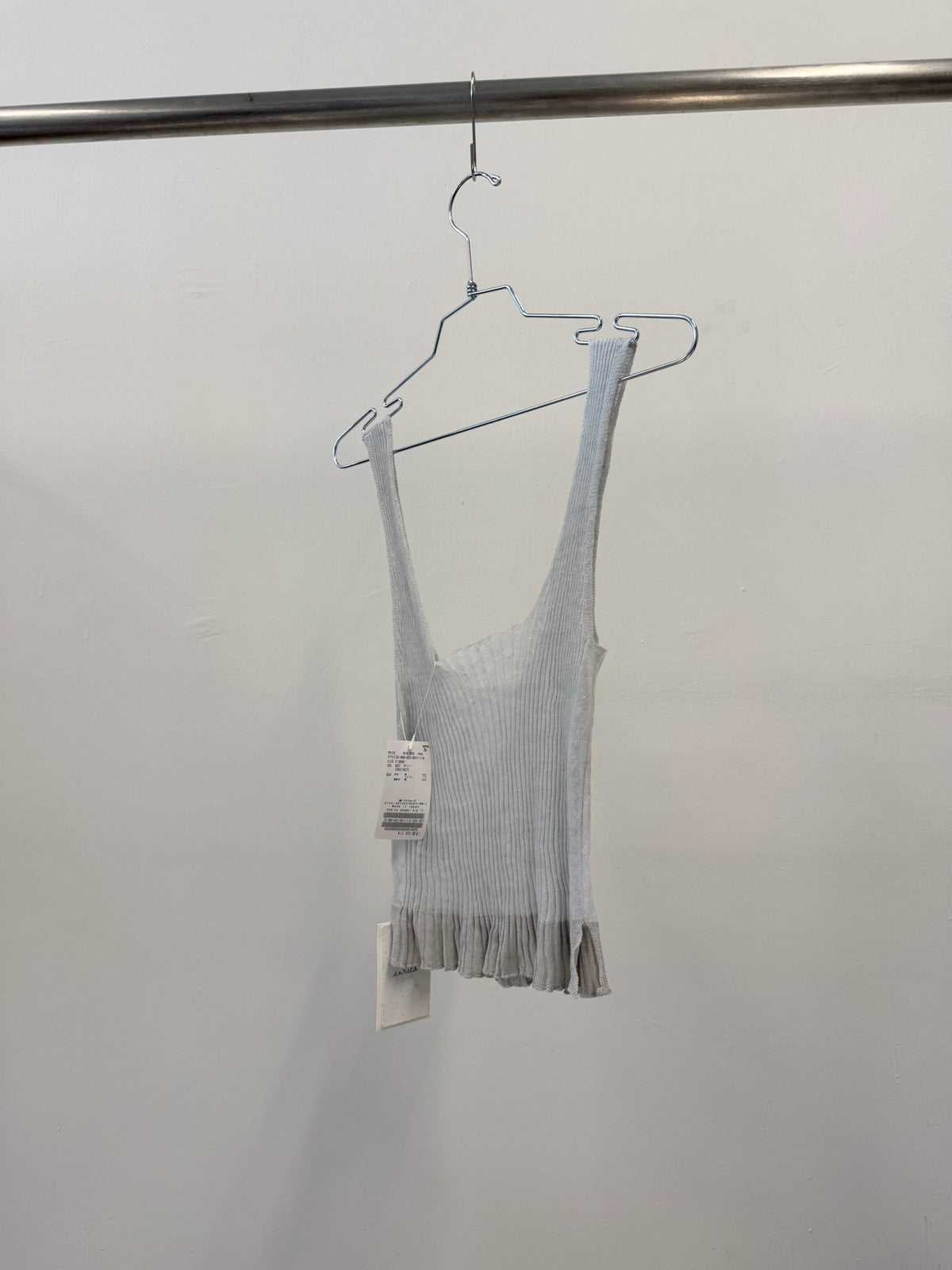 enrica Henkei Rib Linen Knit Camisole
