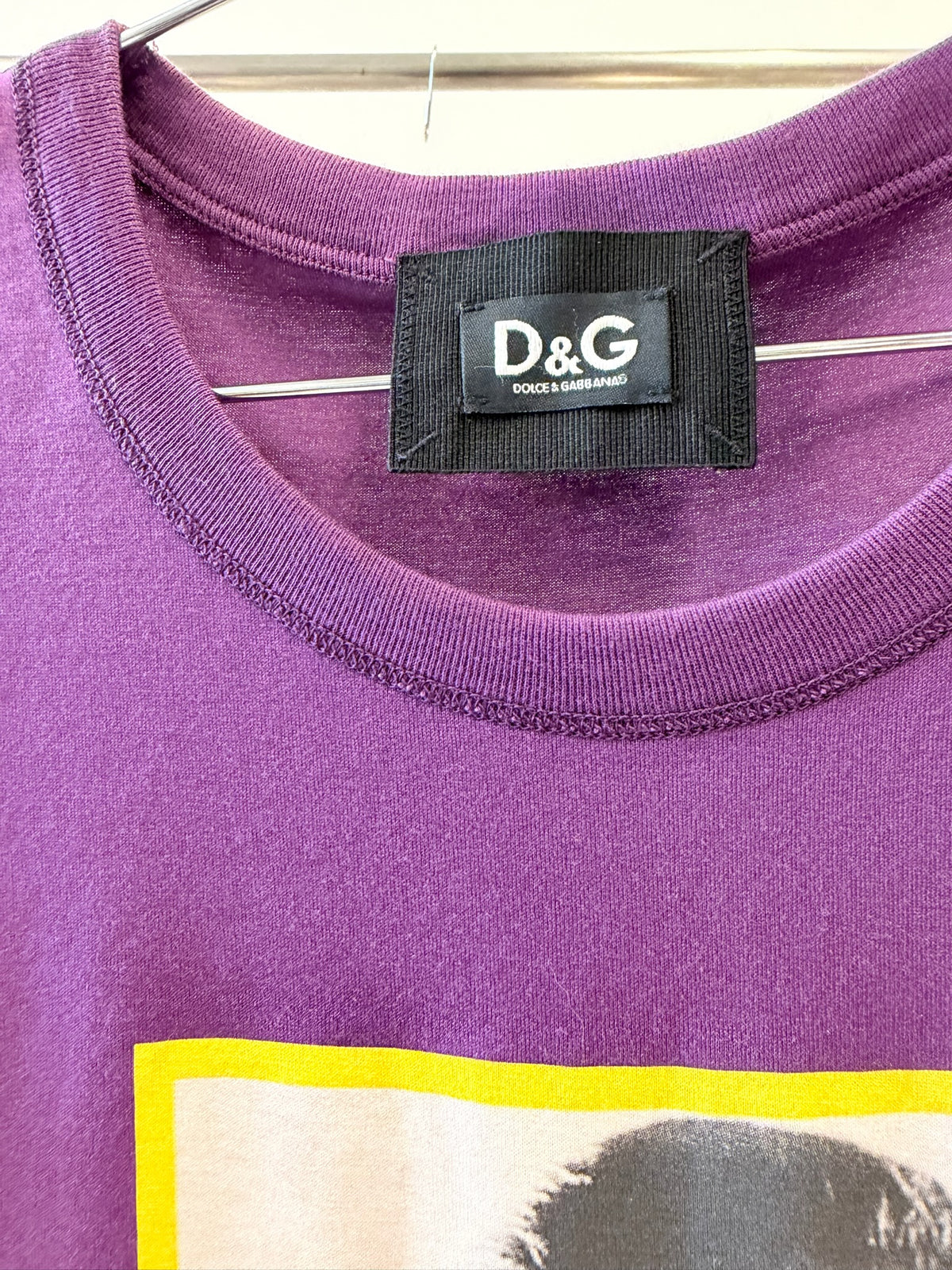 D&G Dolce & Gabbana Greta Garbo Print Tank Top