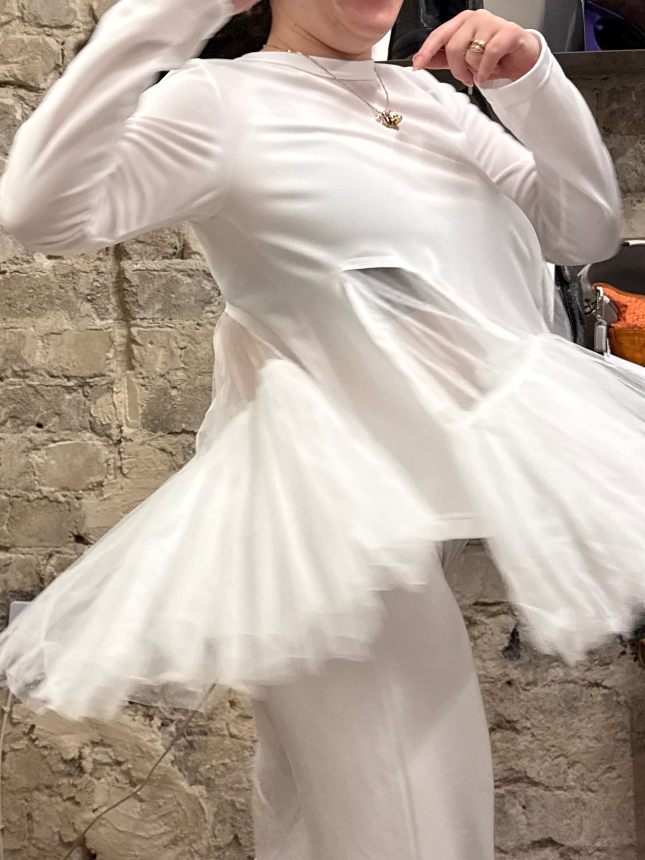 Comme des Garçons AD2022 Tulle Panel Top