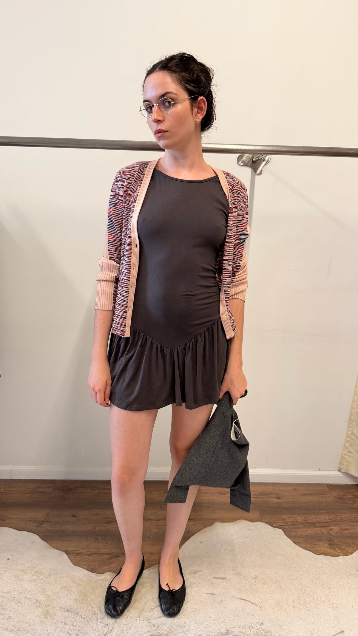 Vintage Missoni Space-Dye Knit Cardigan 1990s