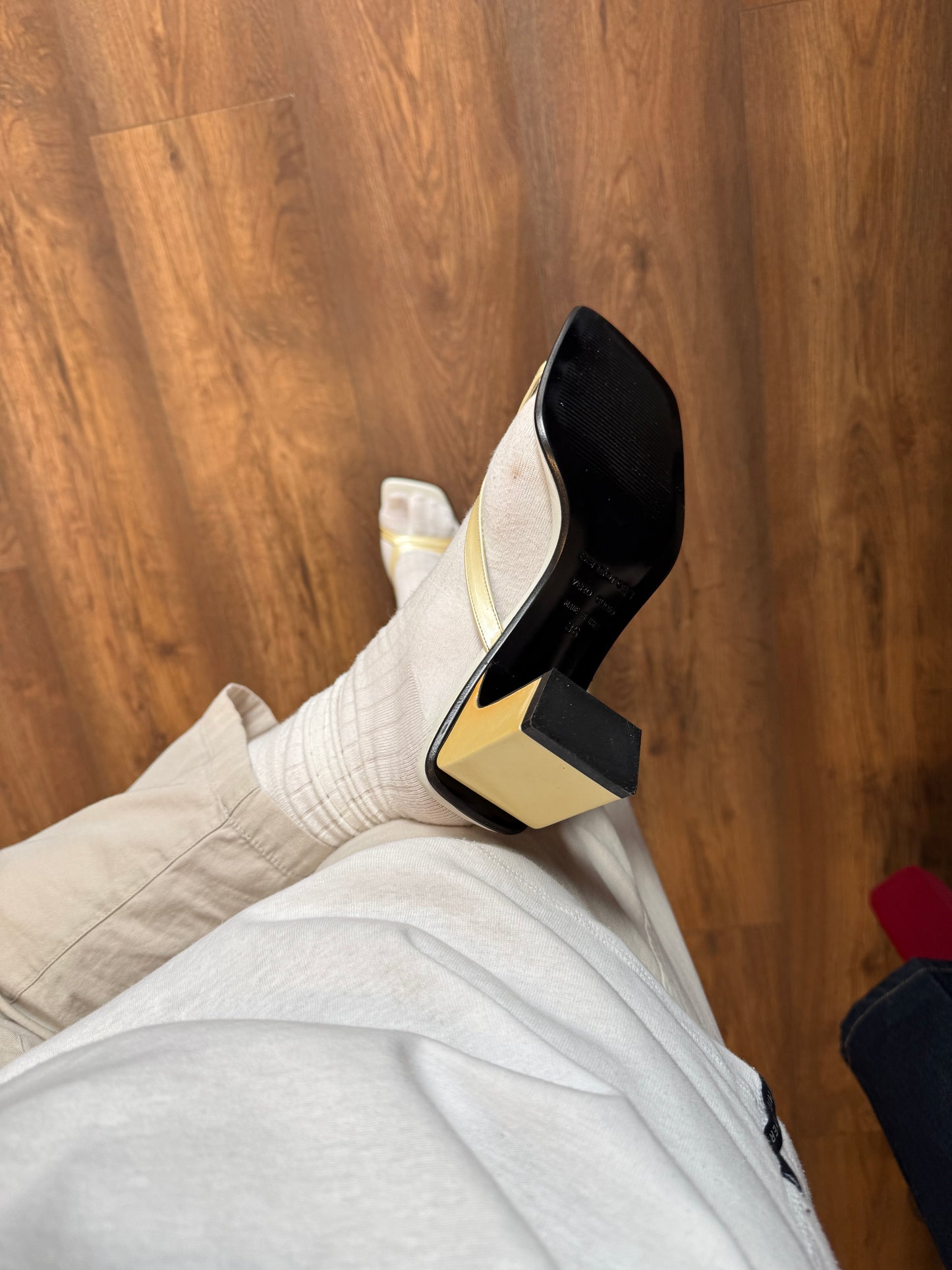 Sergio Rossi Leather T-Strap Mules