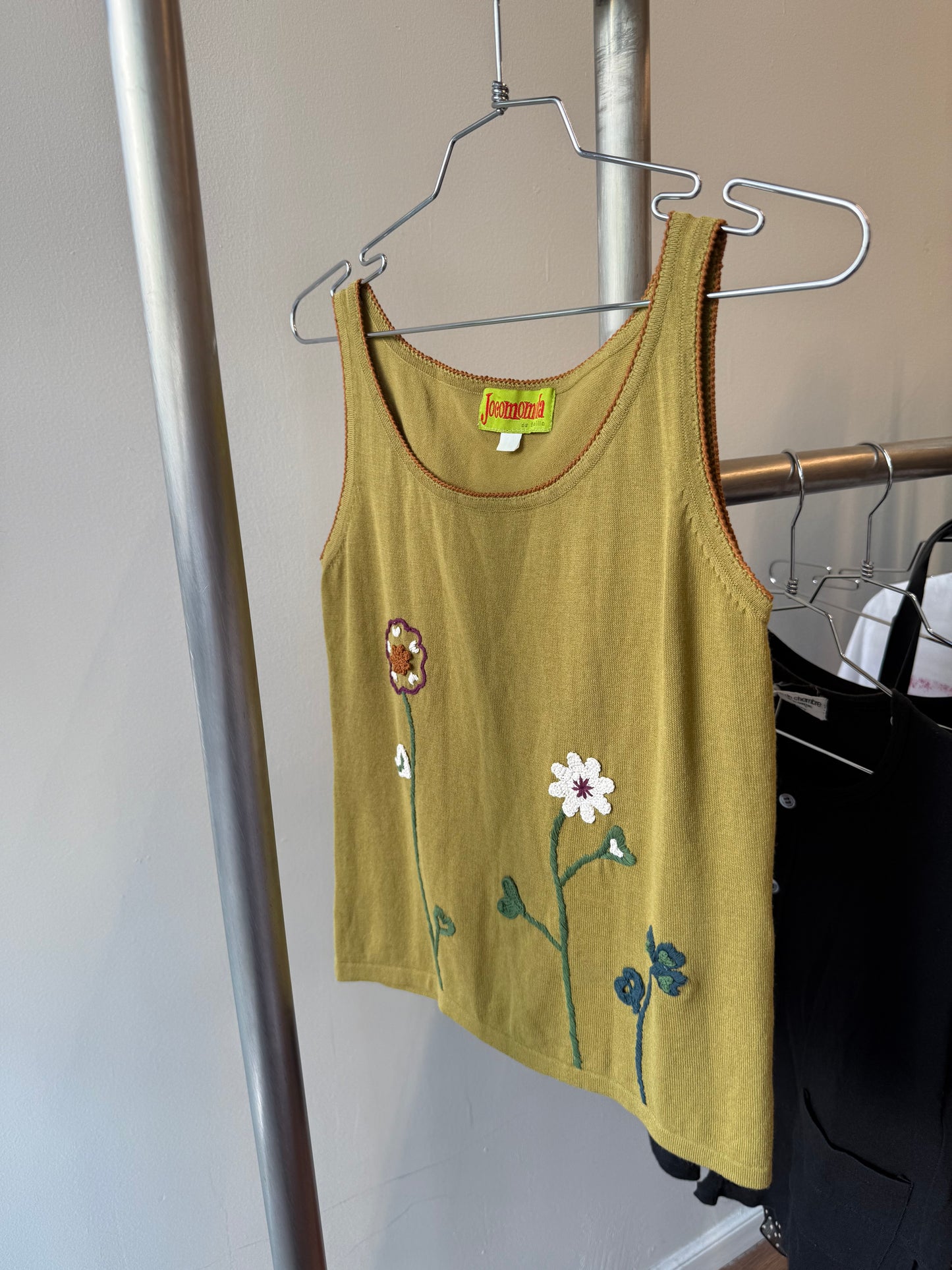 Jocomomola Embroidered Tank