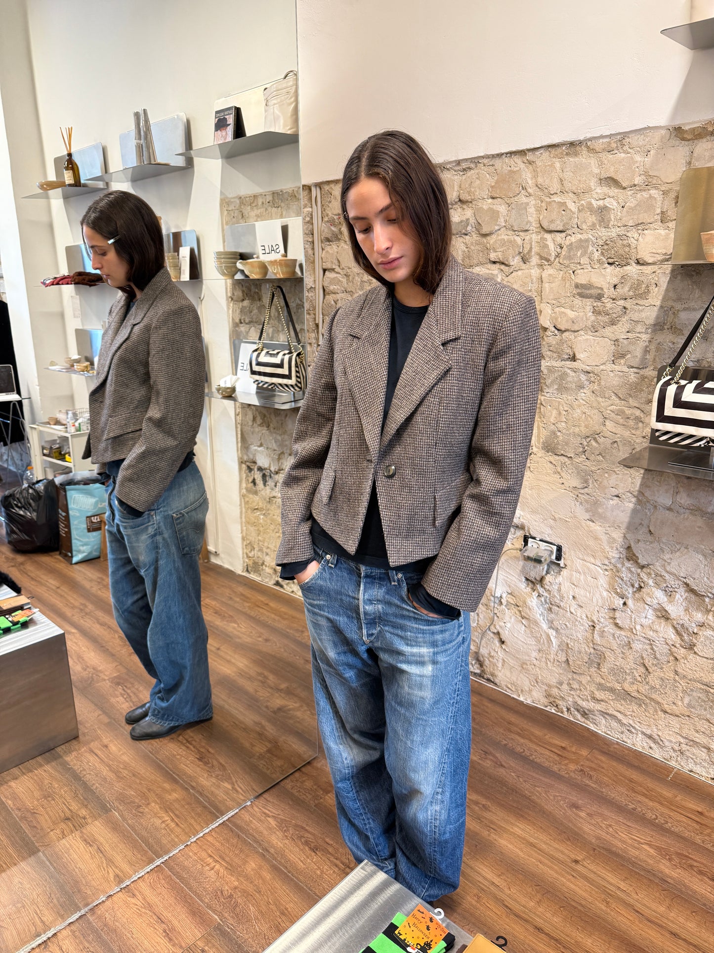 Jack Lamour Vintage Cropped Blazer (Israel)