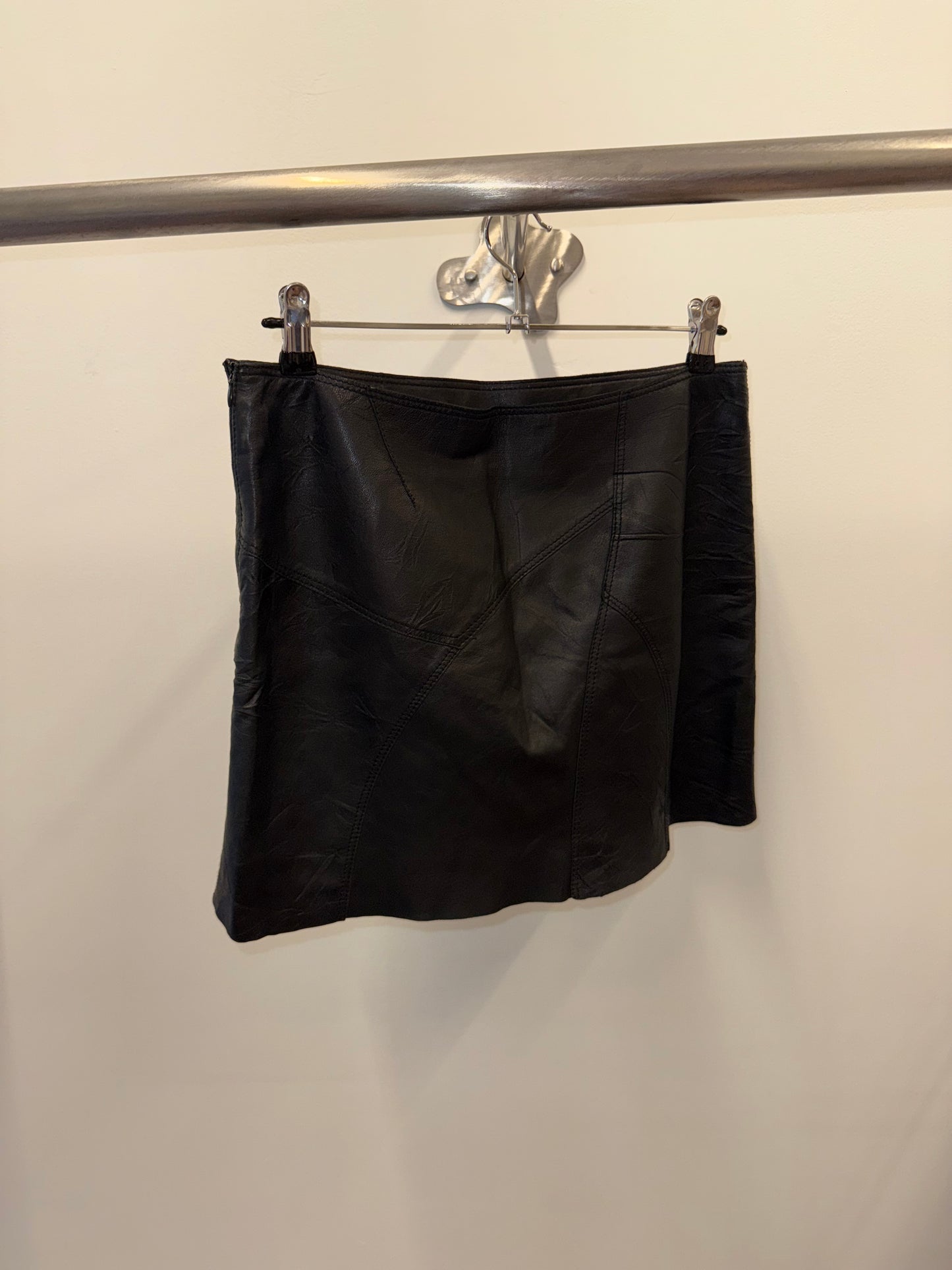 Comptoir des Cotonniers Leather Mini Skirt