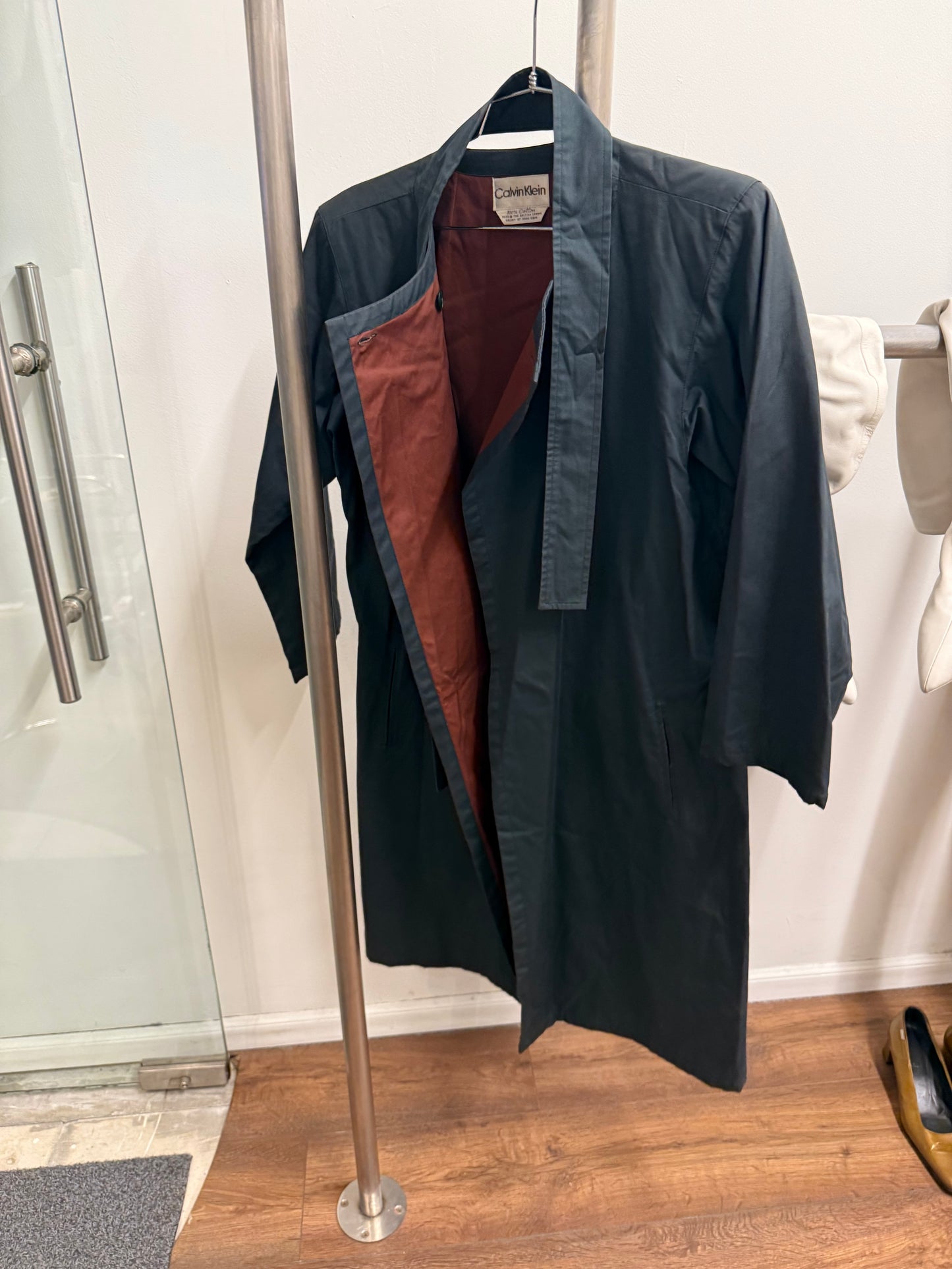 Calvin Klein coat 1980 Hong Kong