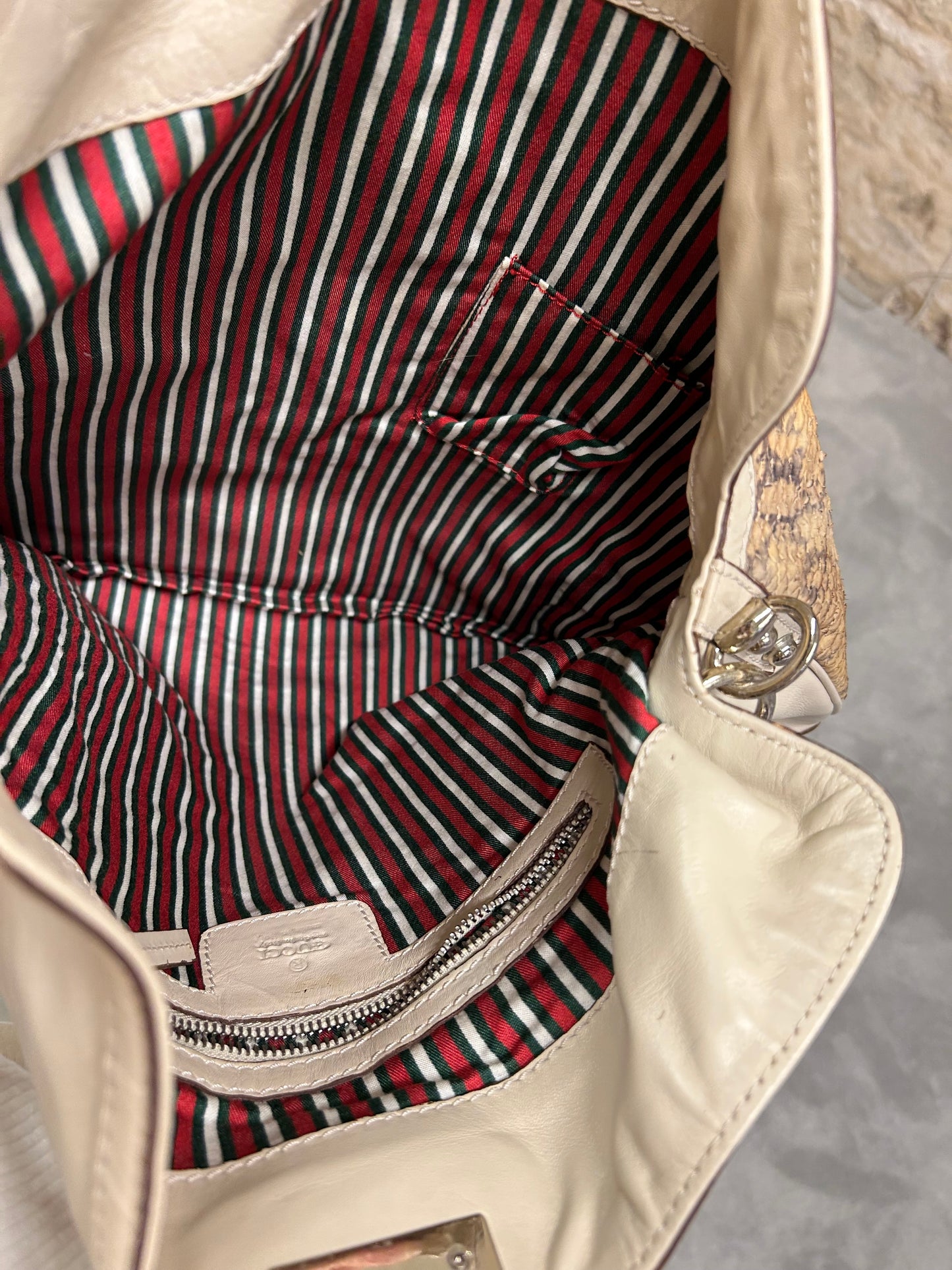 GUCCI indy Pyton hobo bag