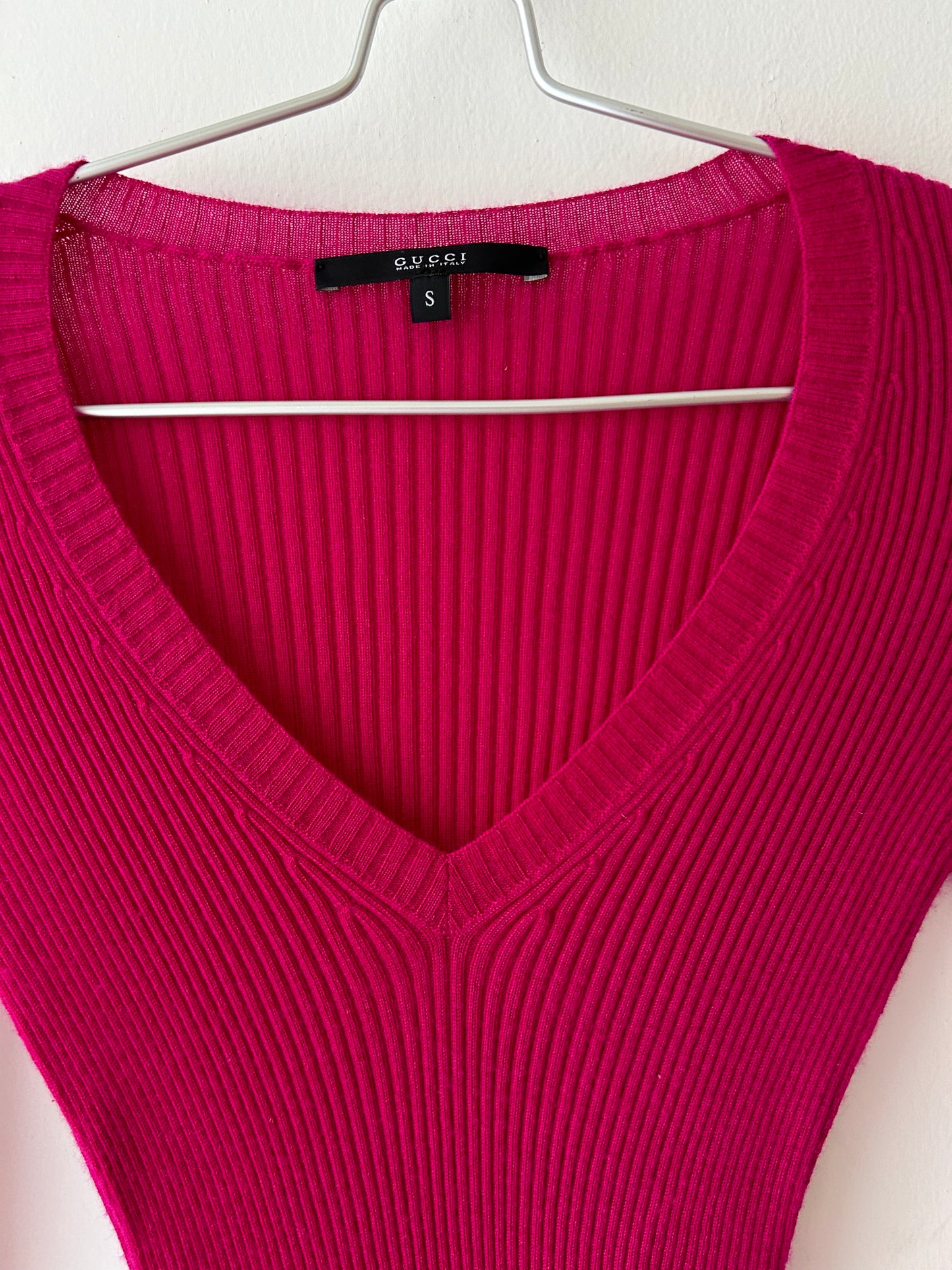 GUCCI cashmere knit blouse