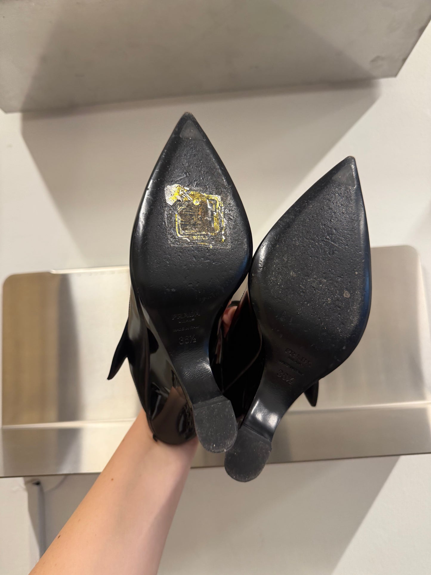 Prada FW22 Spazzolato Mules