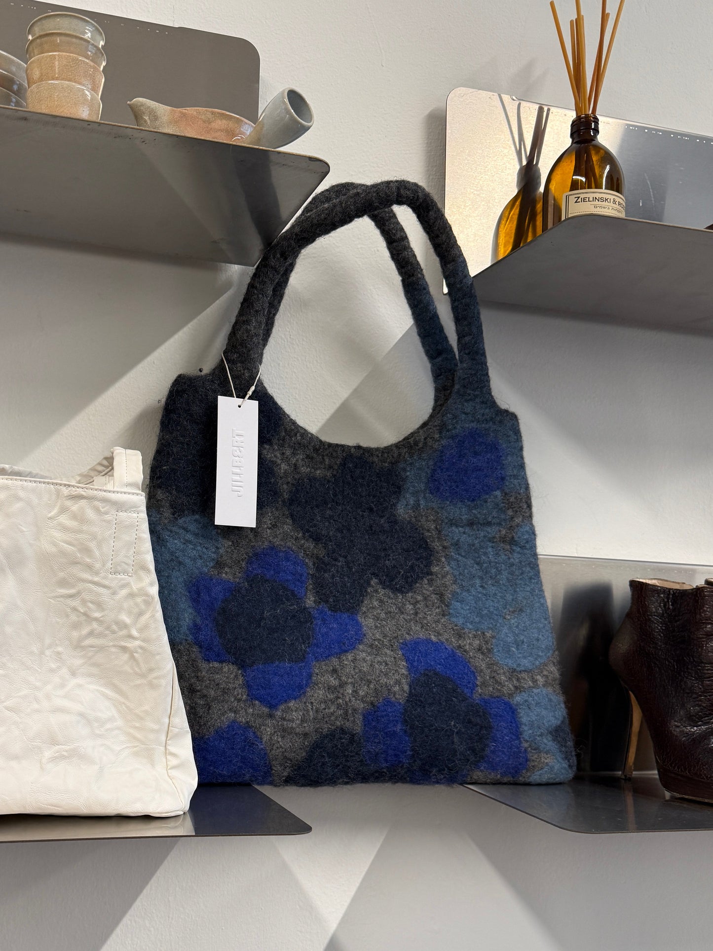 Plantation Wool Floral Tote Bag