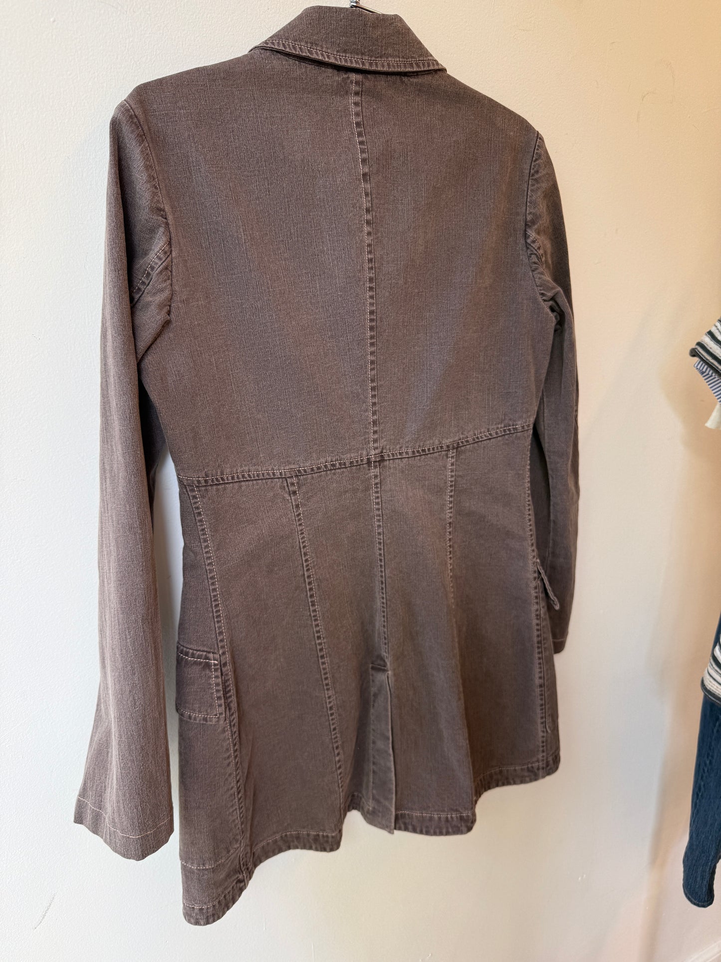 CHANEL Spring 2003 Linen Blend Tailored Jacket