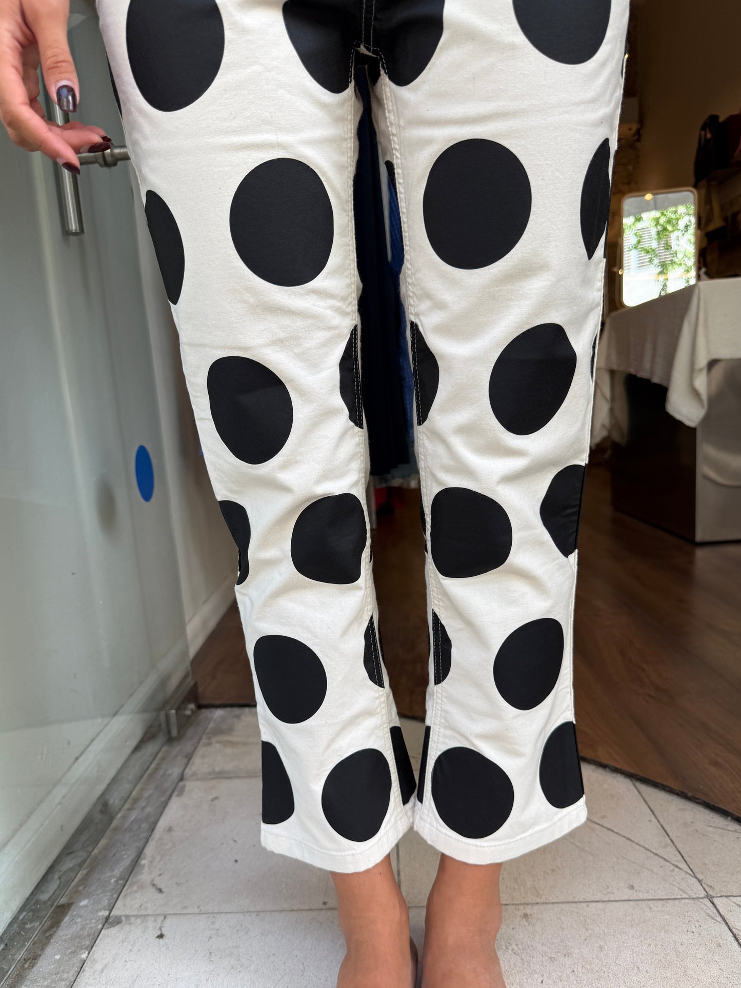 Tao Comme des Garçons SS23 Polka Dot Cropped Pants