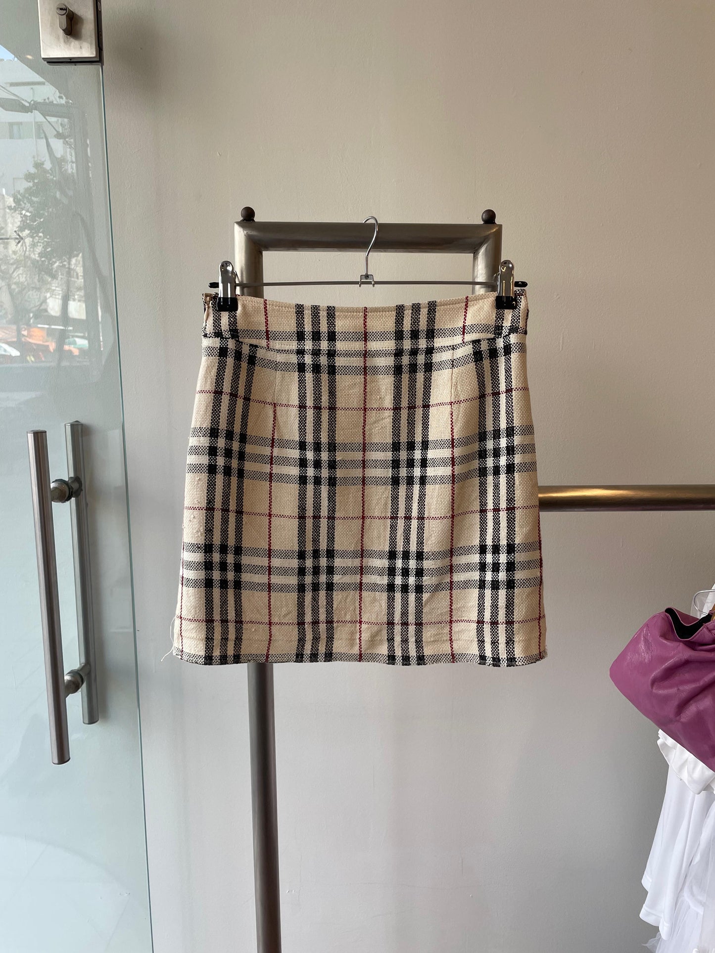 Burberry London Blue Label Nova Check Mini Skirt
