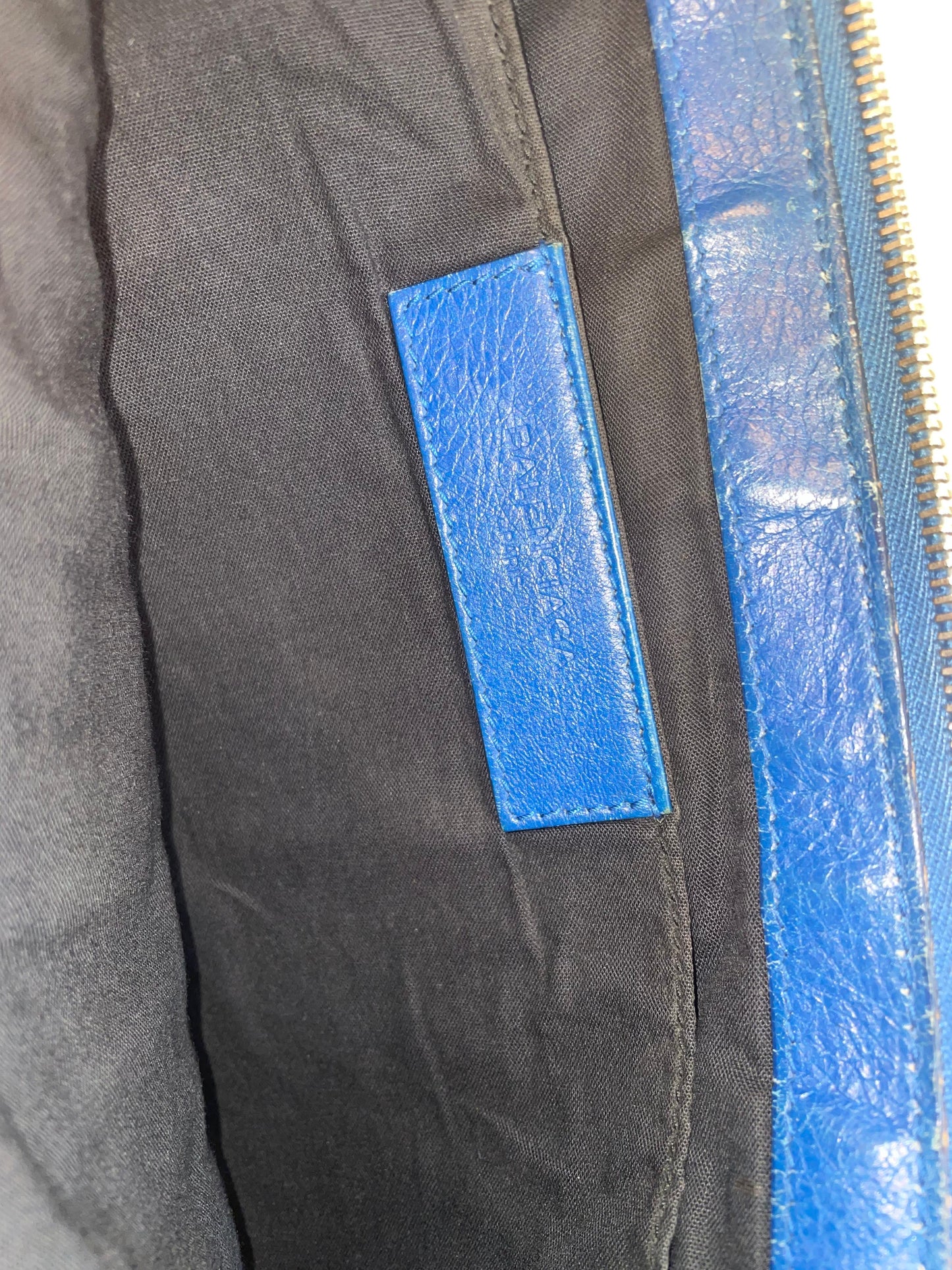 Balenciaga City Leather Clutch Bag c. 2012