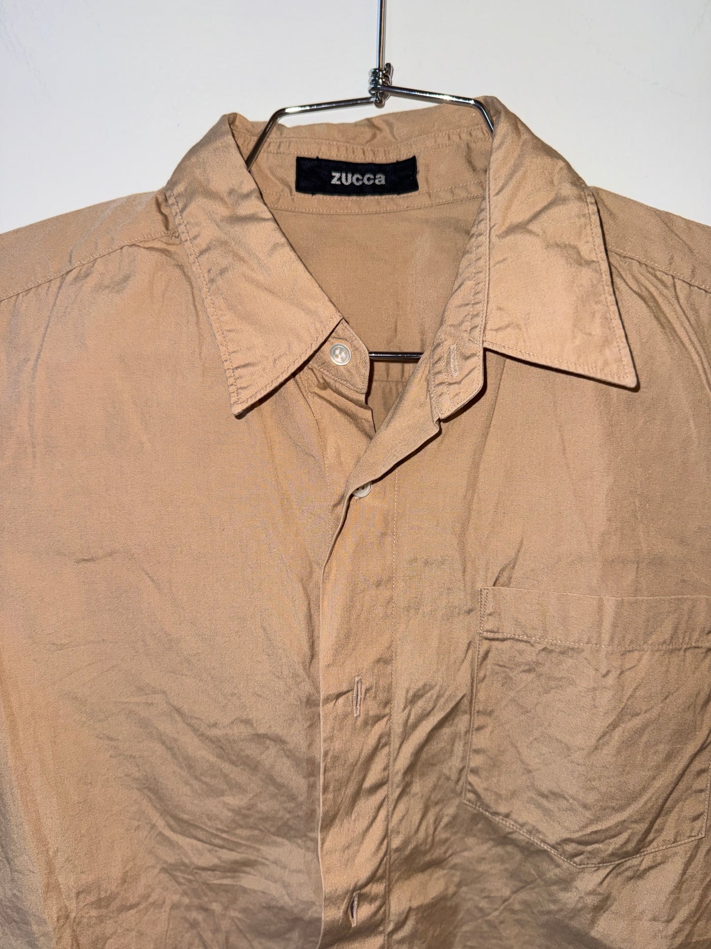 ZUCCa Beige Short Sleeve Shirt