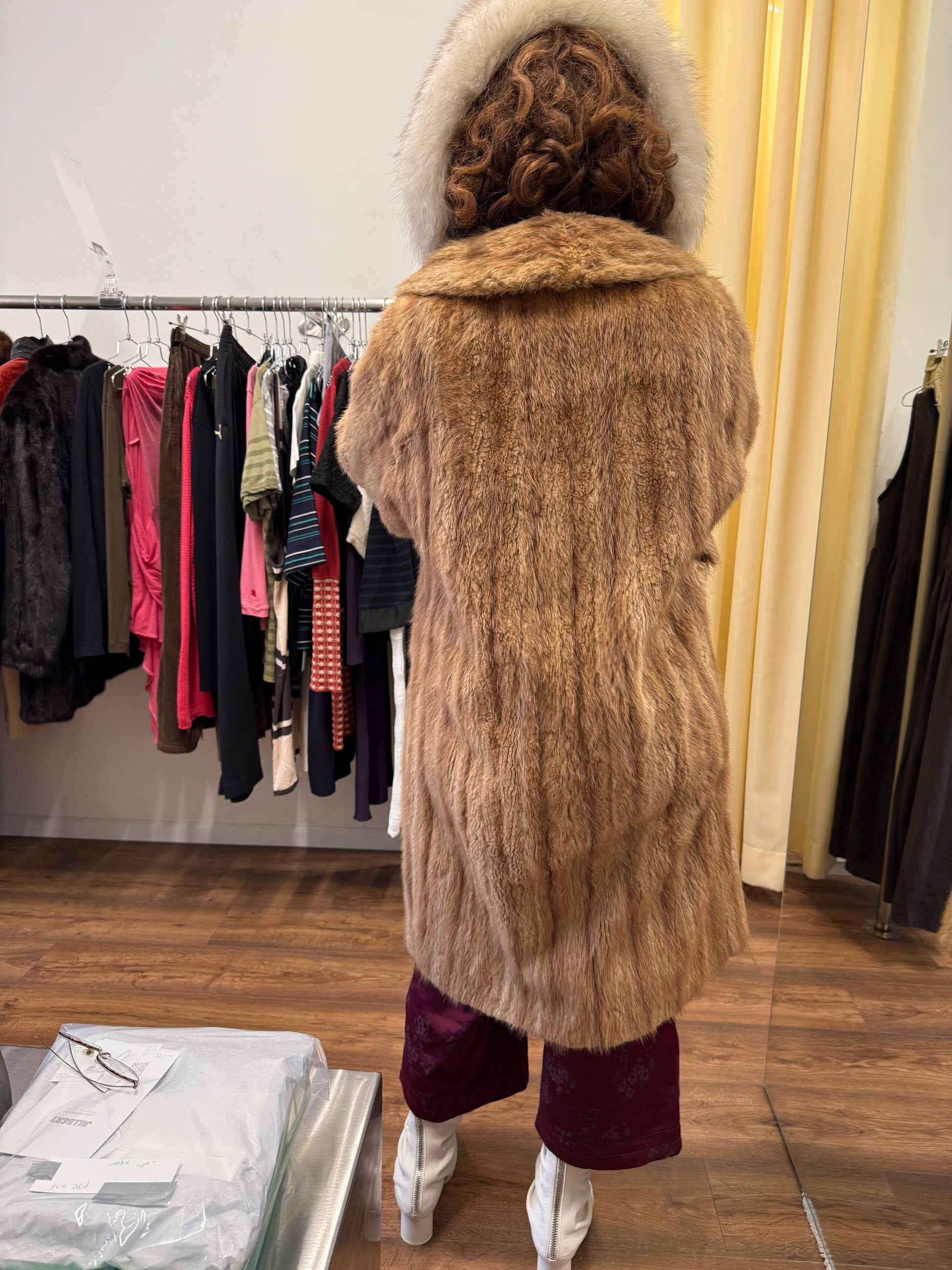 Vintage Real Fur Coat 1970s–1980s - Image 8