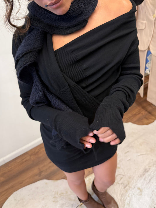 Rick Owens Lilies Draped Silk Blend Cardigan c.2008