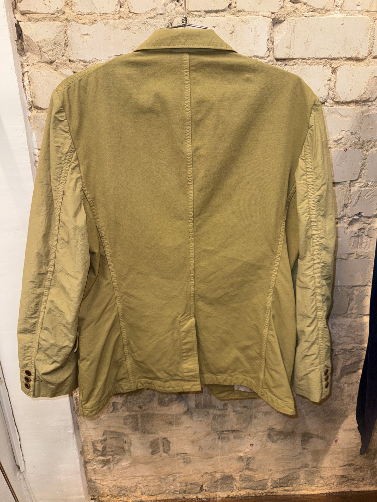 Comme des Garçons Homme Olive Cotton Blazer