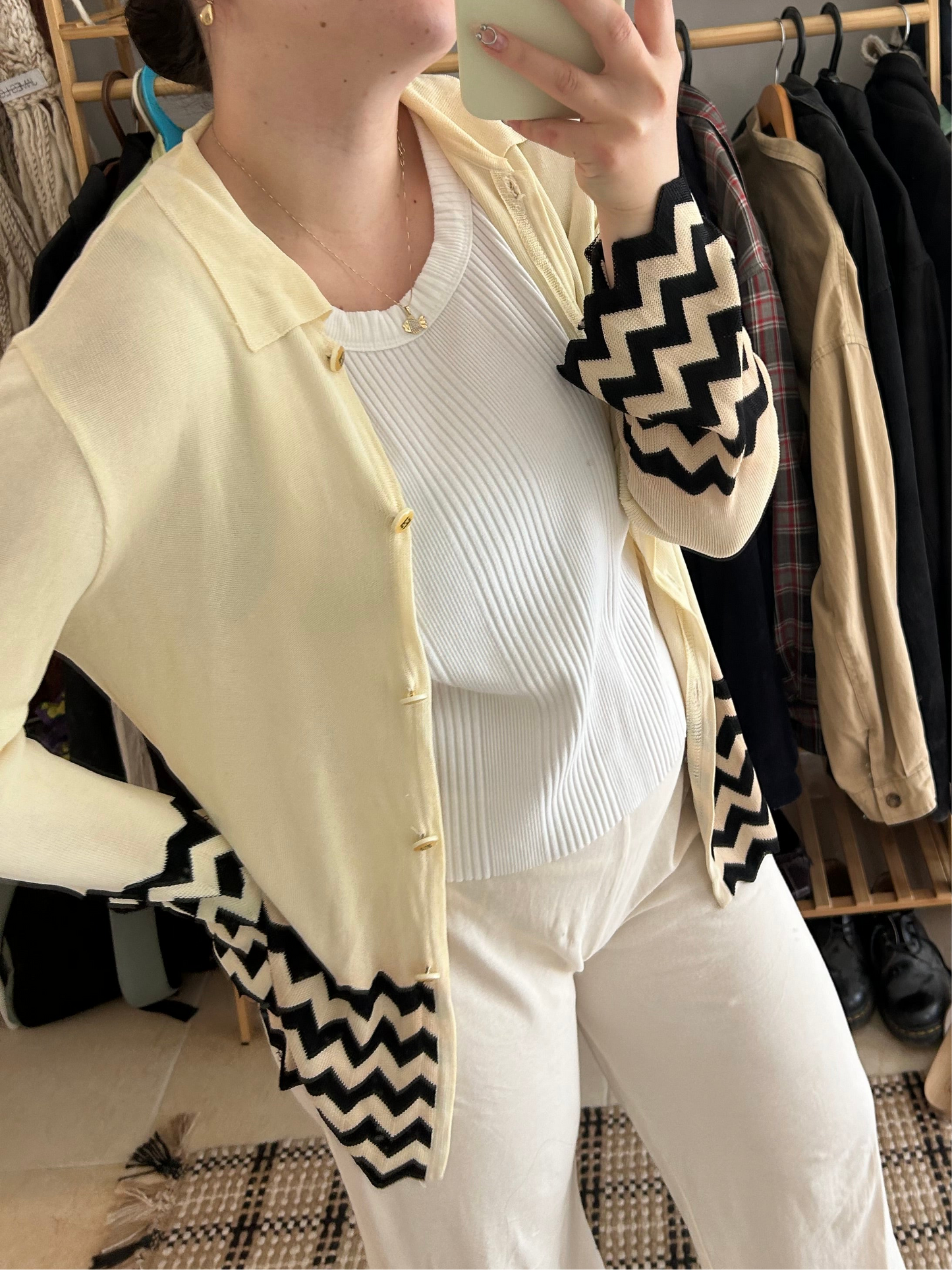 FENDI knit rayon cardigan