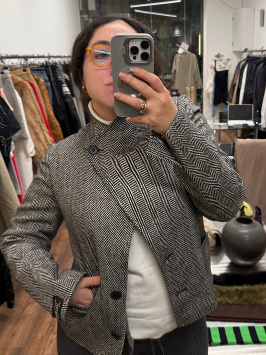 LiveDress Herringbone Wool Jacket