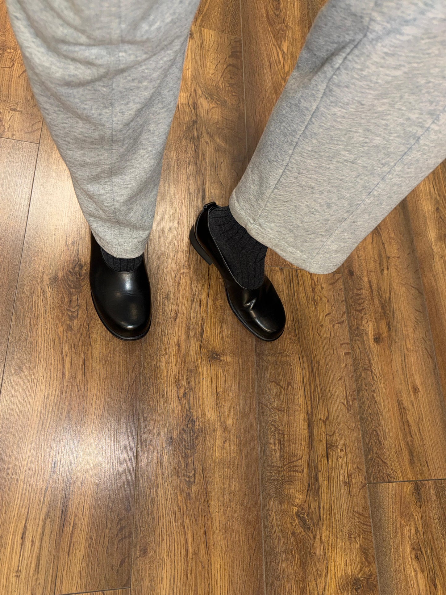 Y’s Yohji Yamamoto 90s Minimal Leather Flats