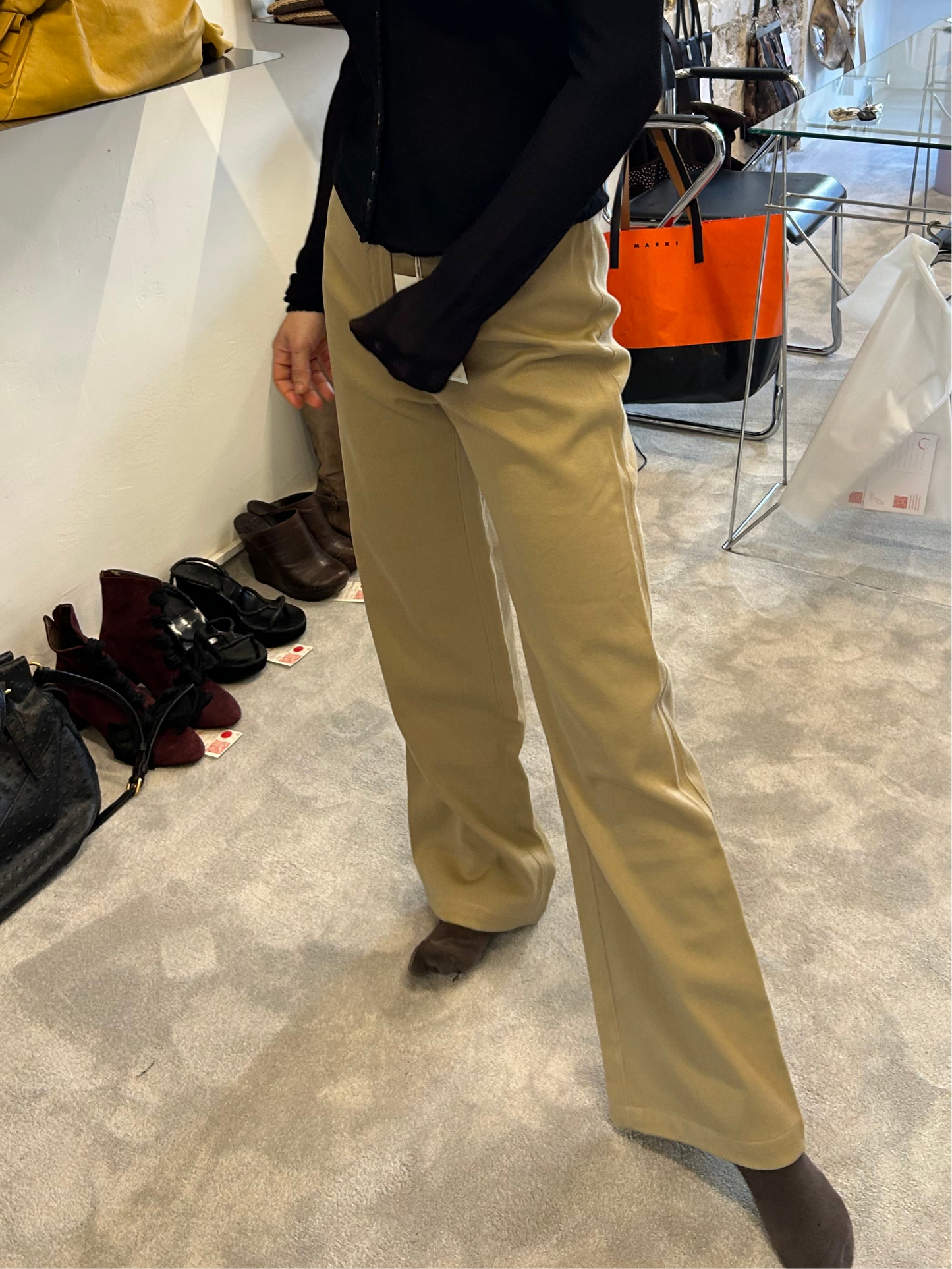 MM6 Maison Margiela khaki pants