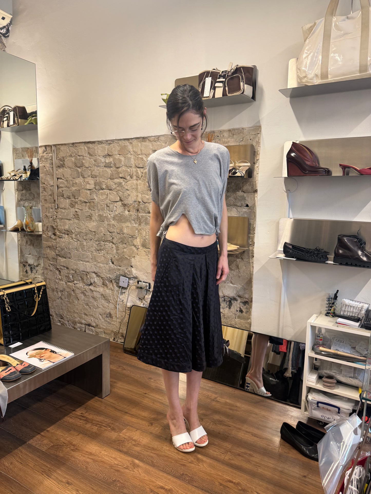 Moschino Midnight Dot Skirt