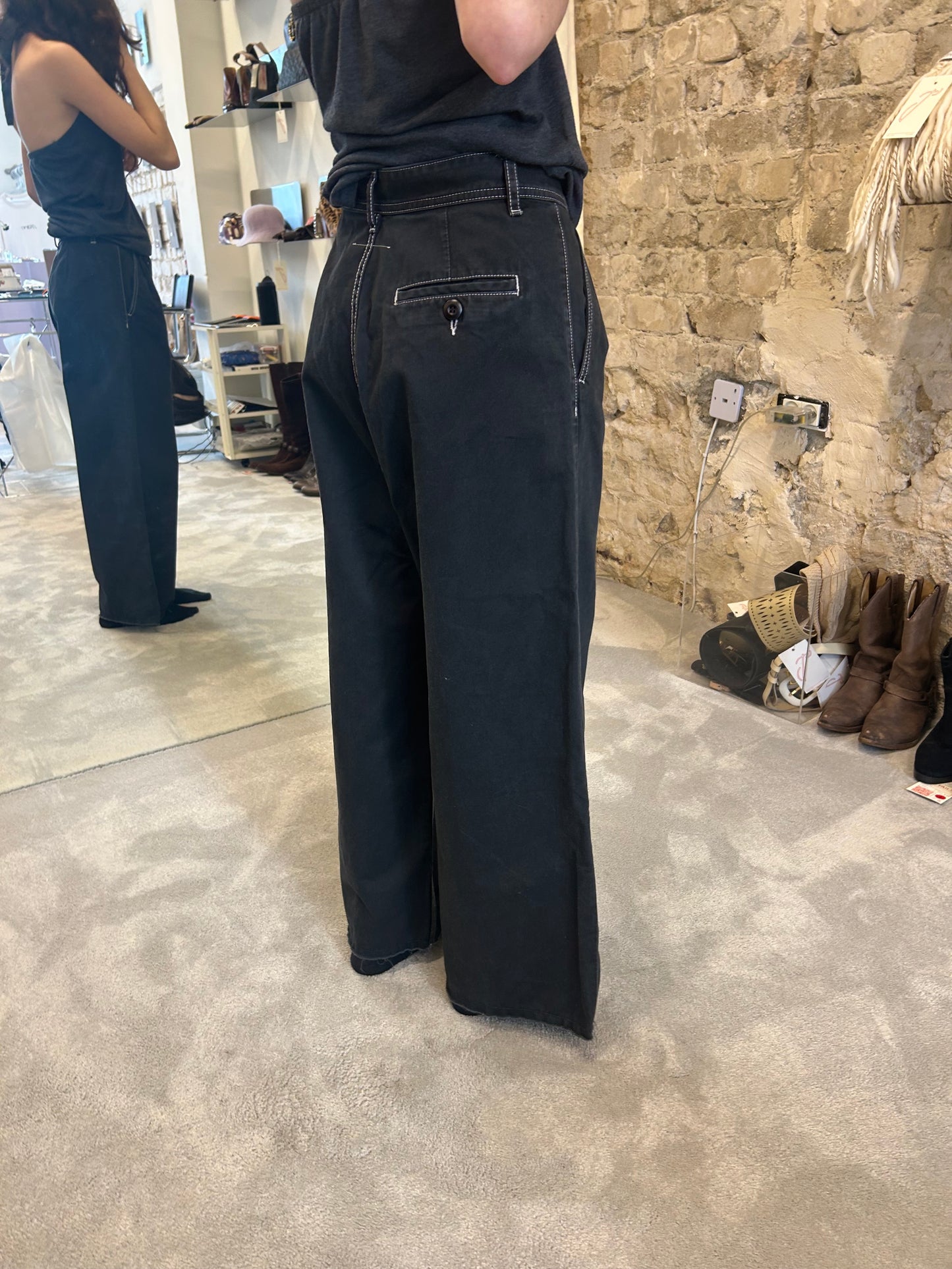 MM6 Maison Margiela wide leg pants