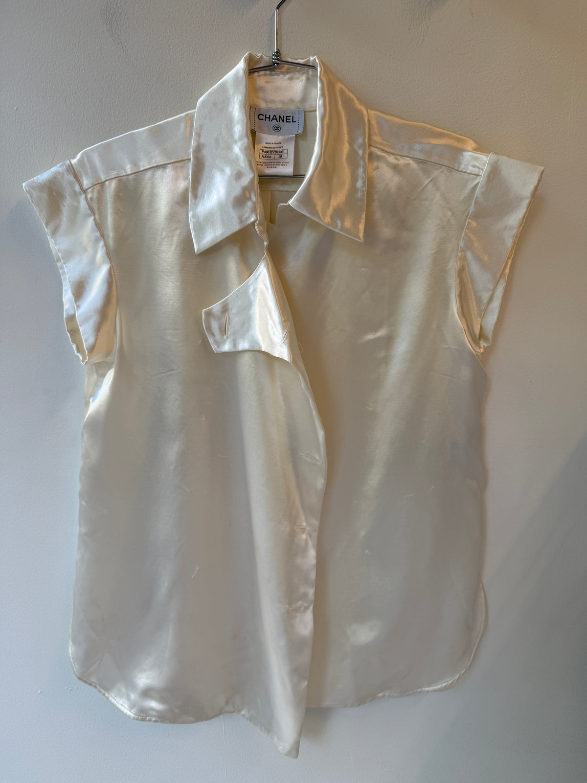 Chanel Asymmetric Double-Sided Wrap Shirt – 2010s