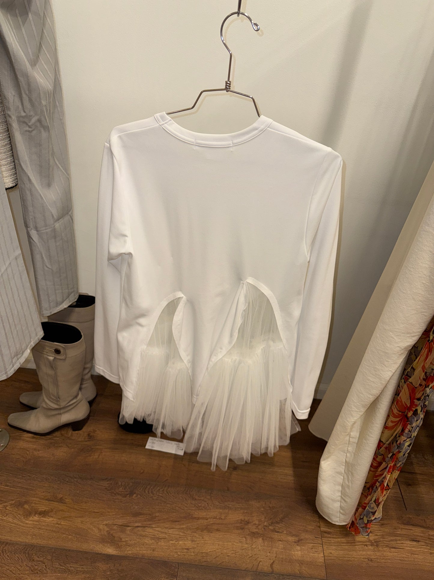 Comme des Garçons AD2022 Tulle Panel Top