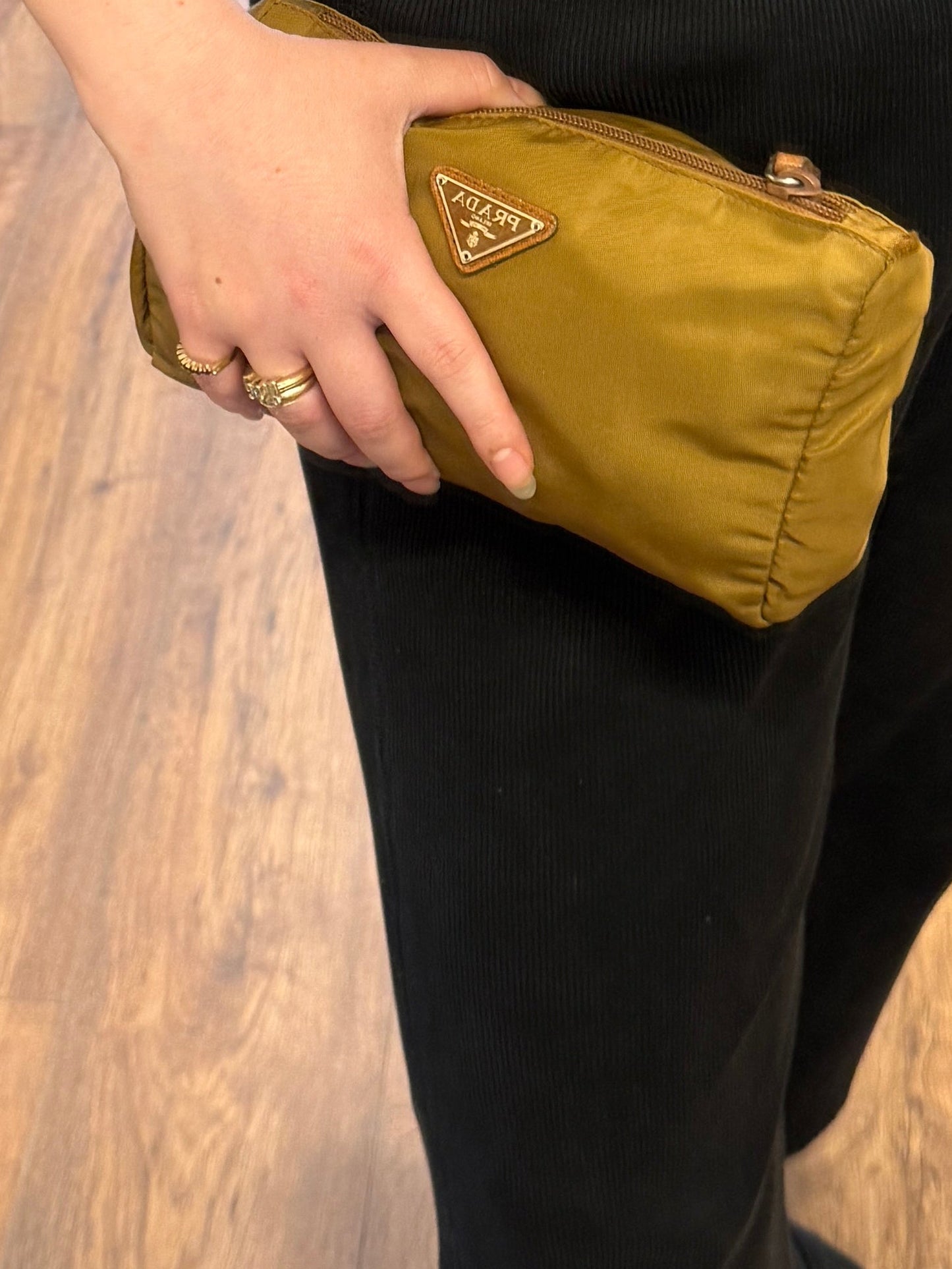 Prada 2000s Tessuto Nylon Mini Pouch