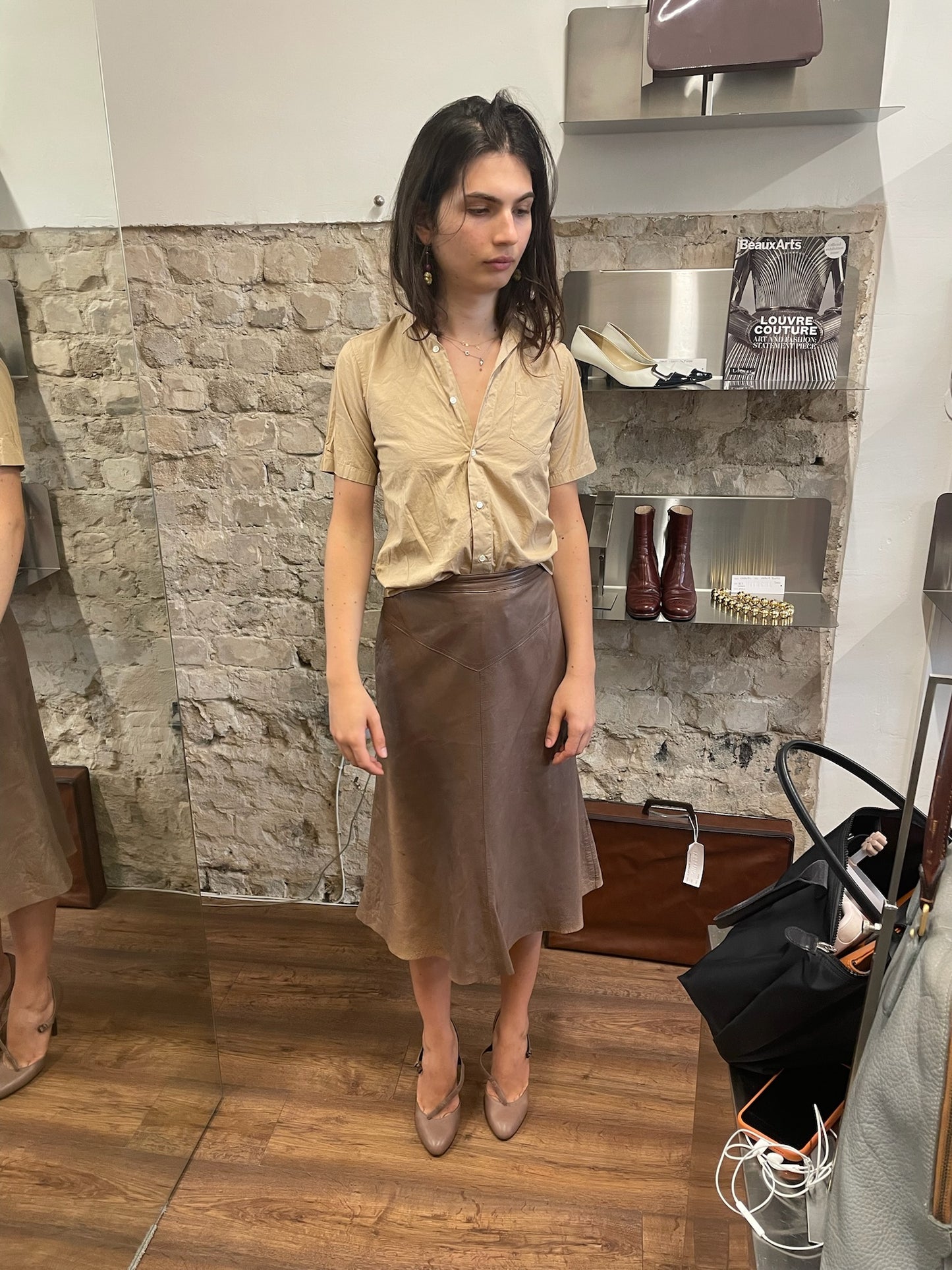 ZUCCa Beige Short Sleeve Shirt