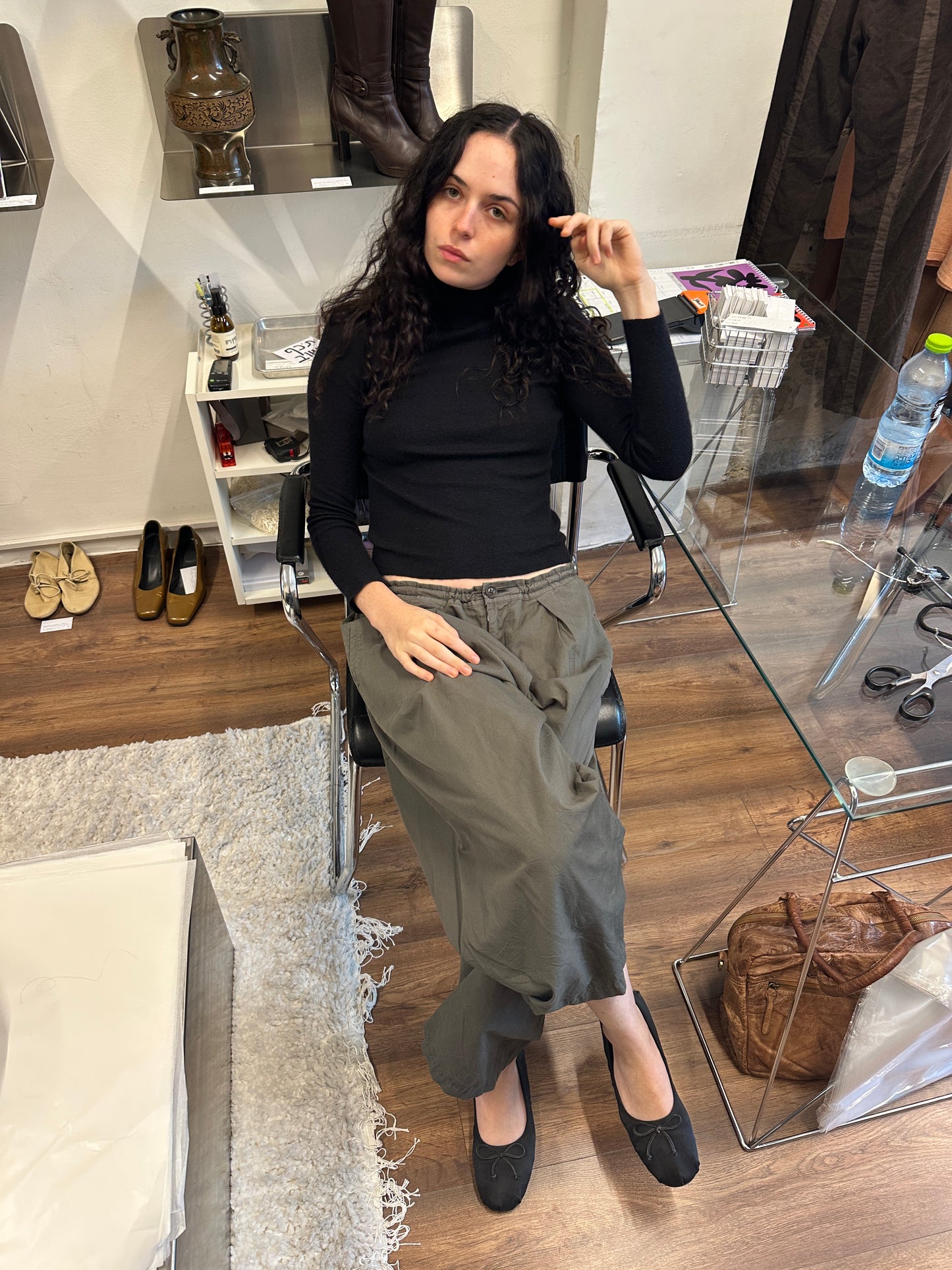 Prada Cashmere Turtleneck Top
