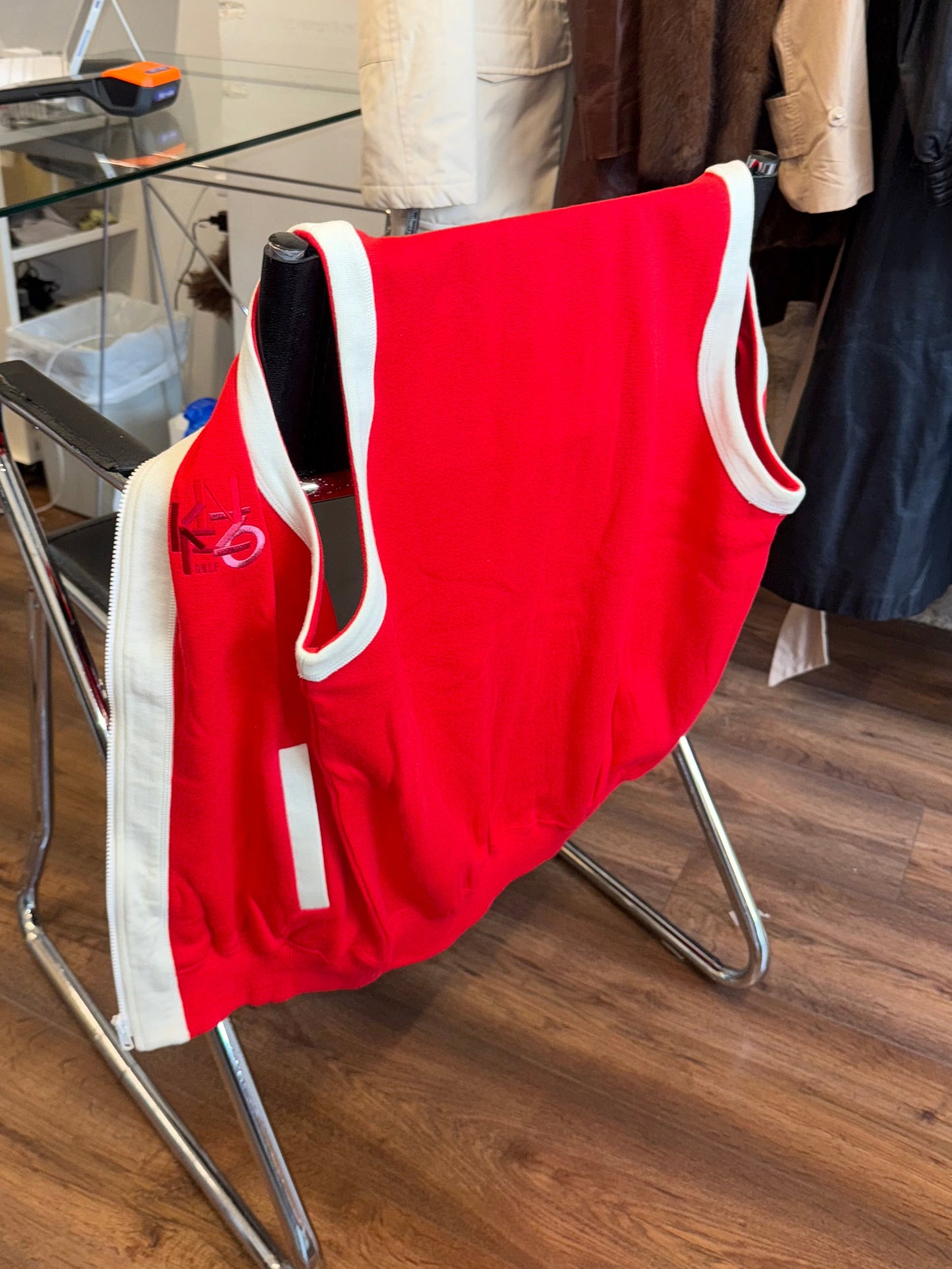 Kenzo Golf — vintage zip vest