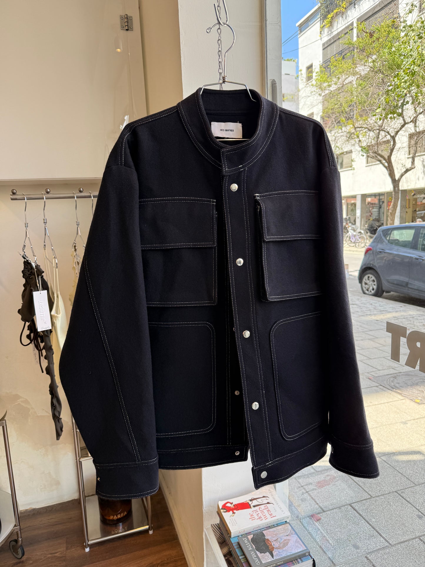 Hed Mayner Oversized Wool Jacket