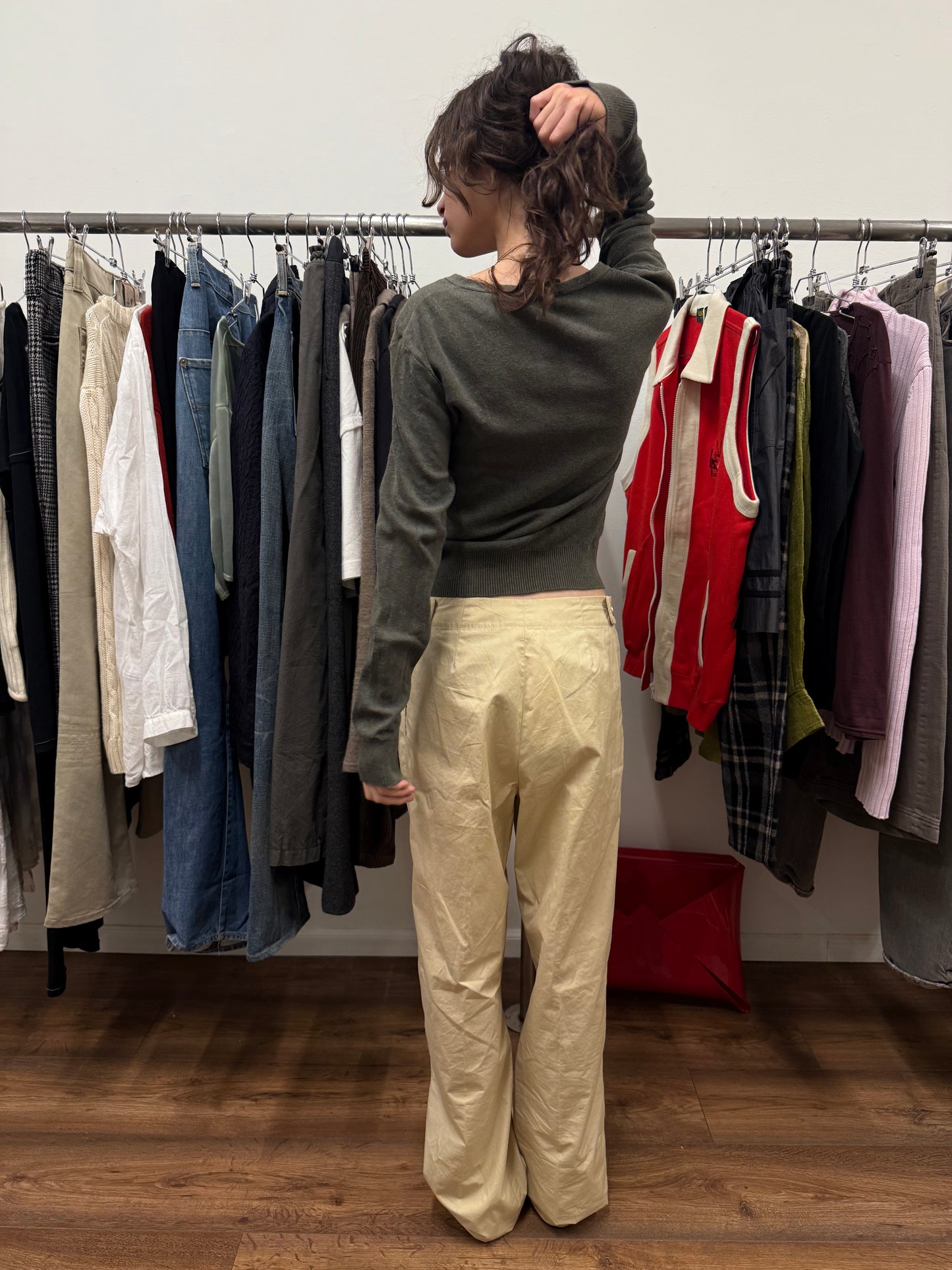 Max Mara lightweight cotton trouser