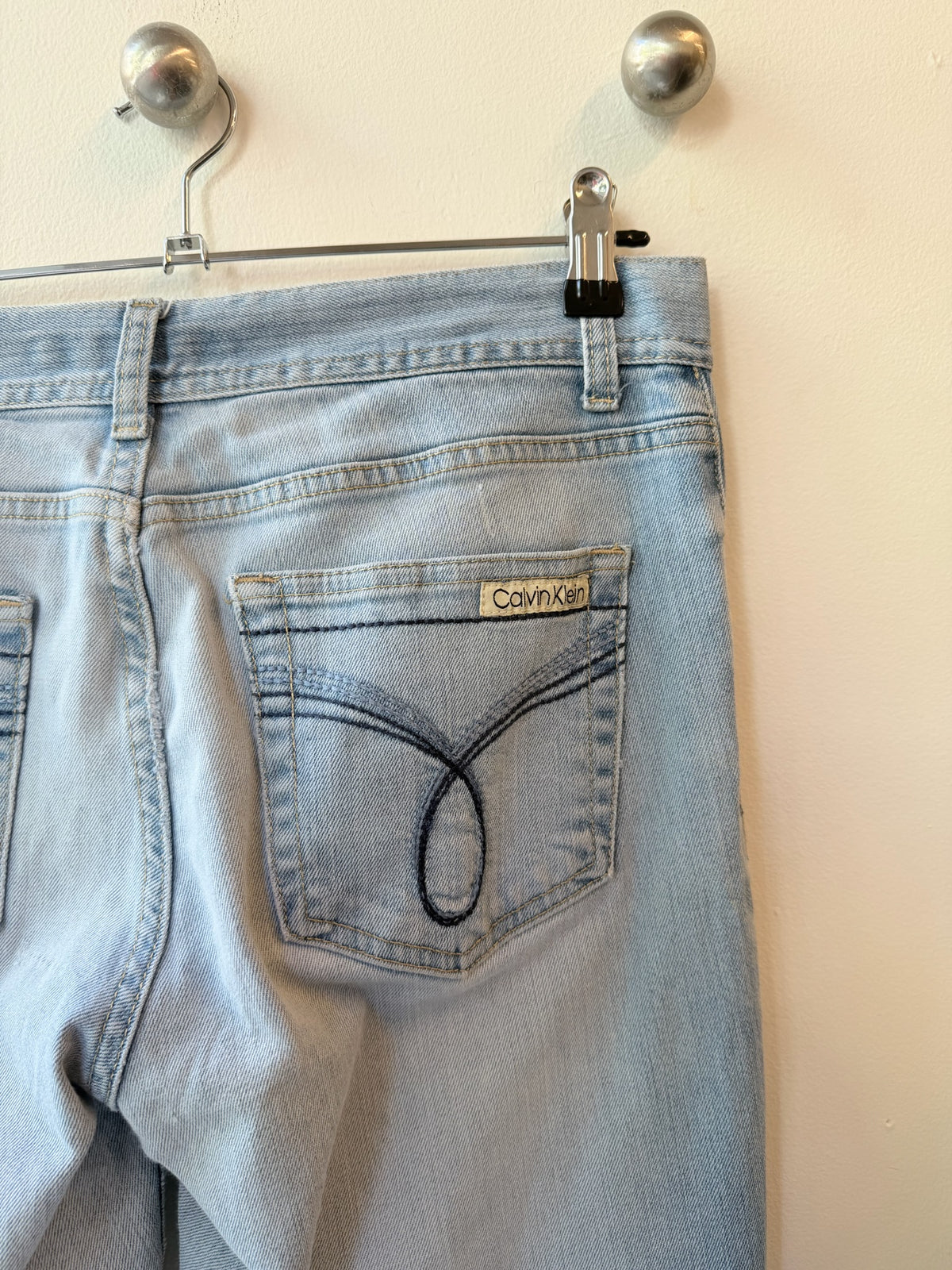 Calvin Klein Jeans Y2K Low-Rise Flared Jeans – Early 2000s