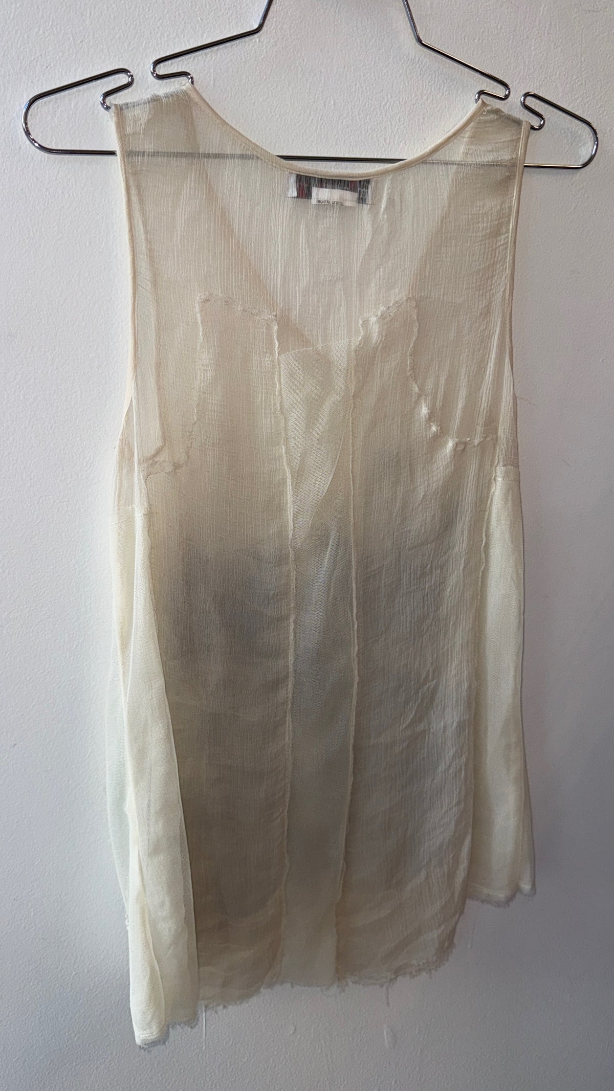 Monnari Sheer Embroidered Tank Top, 2000s